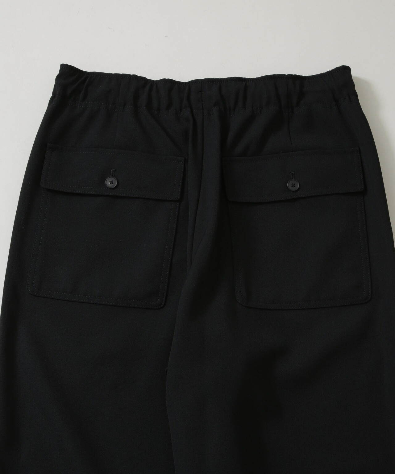 ATON/BACK SATIN UTILITY PANTS