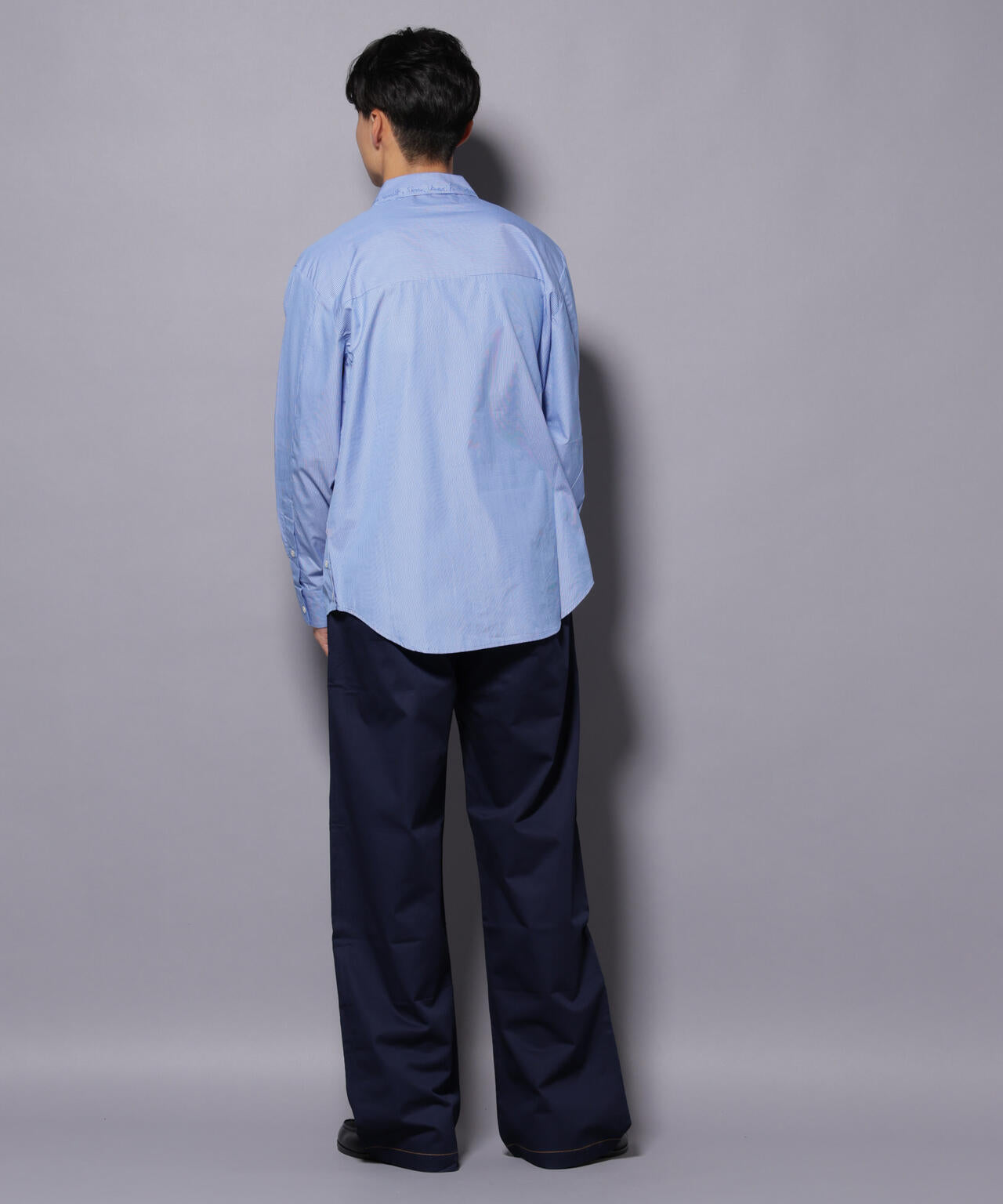 mii/CONTRASTED STITCH LARGE PANTS 6705227157