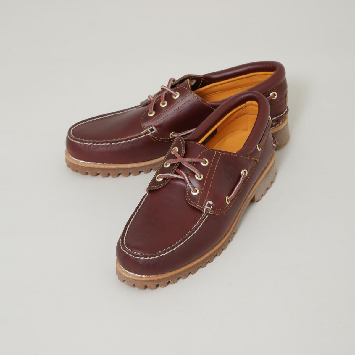 定番 Timberland 3 eye モカシン レザーシューズ 26 Timberland/Authentic 3 eye classic
