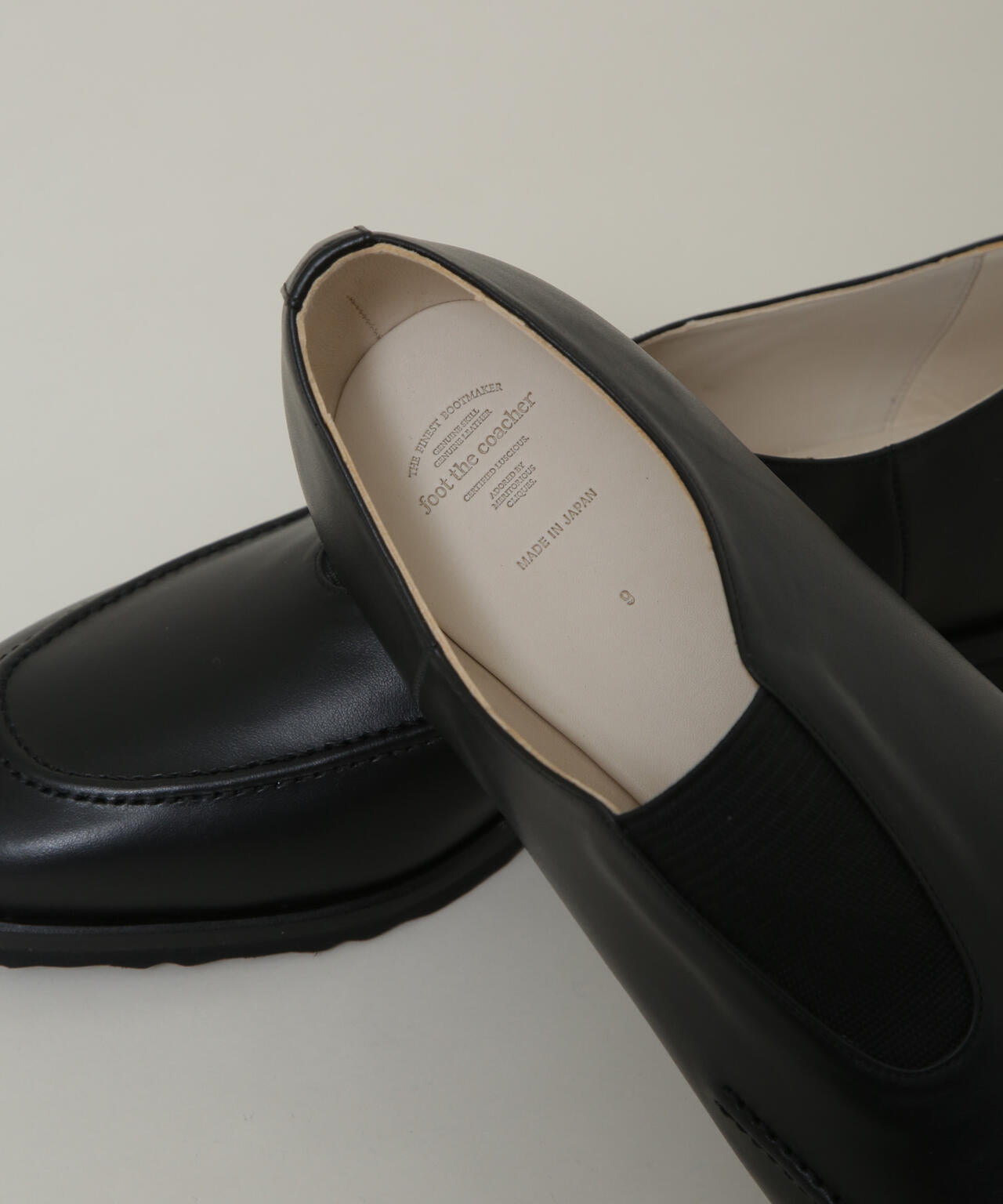 foot the coacher/ELASTIC MOCCASINS