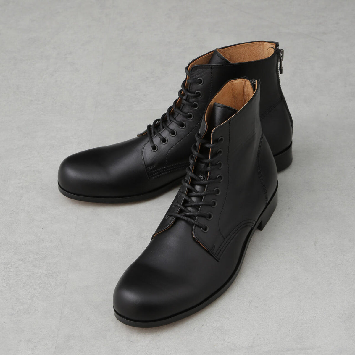 PADRONE THE STANDARD LINE / 別注 BACK ZIP LACEUP BOOTS