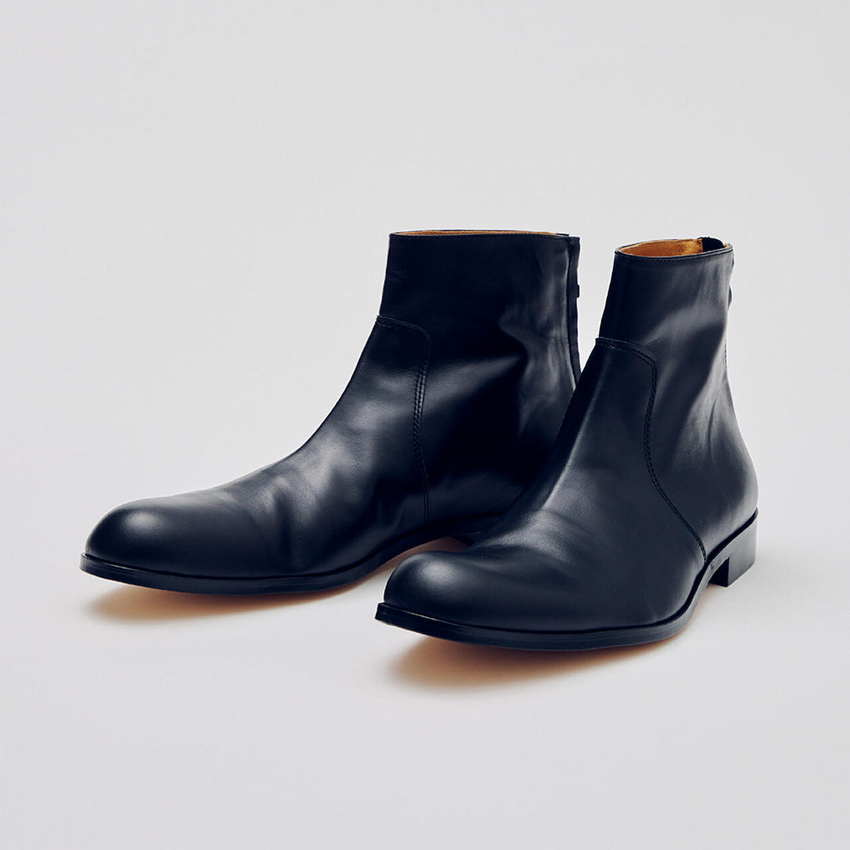 Florence Homme サイドジップブーツ 26.5 ネイビー Florence Homme サイドジップブーツ 26.5 ネイビー