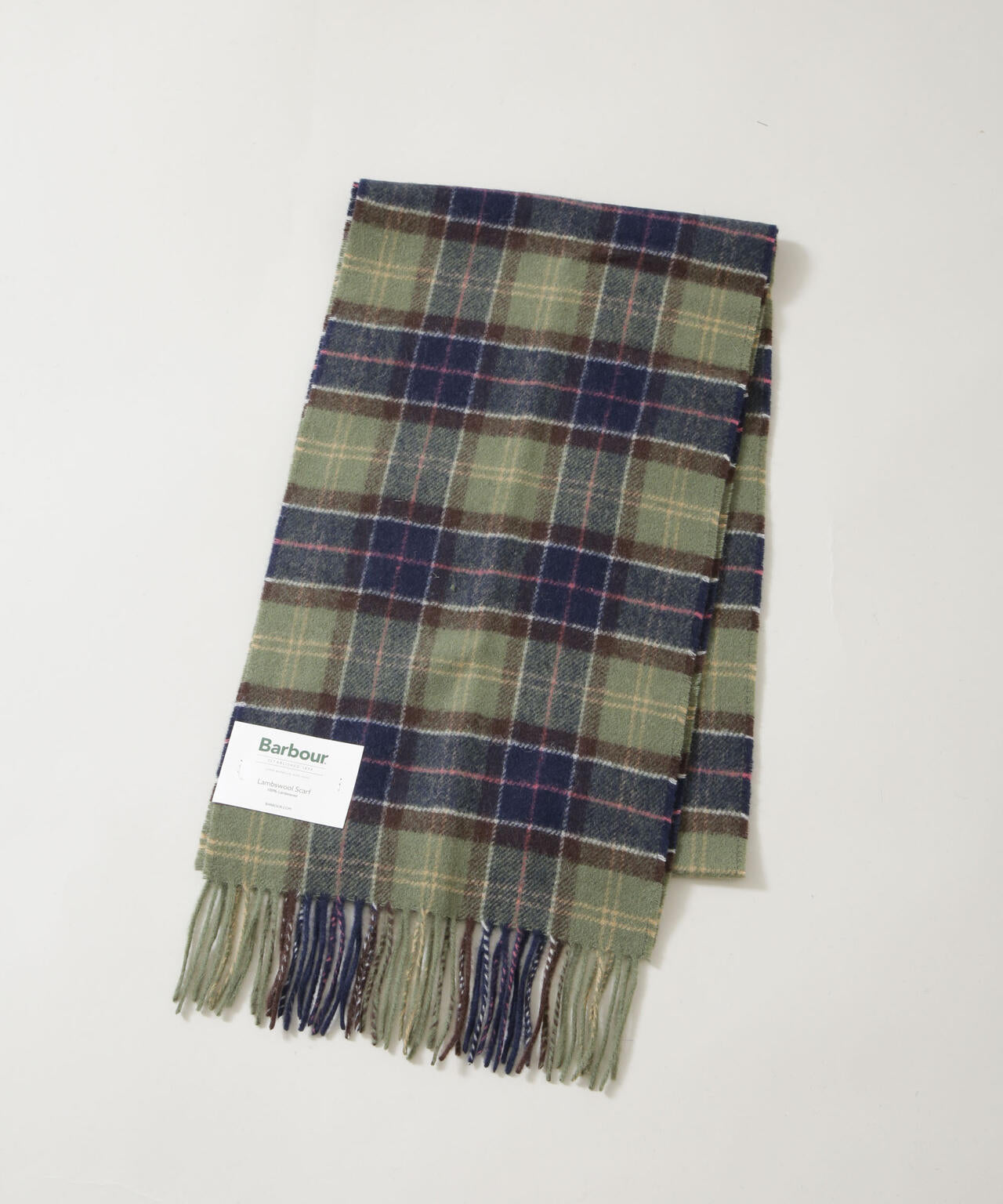 Barbour/BARBOUR TARTAN LAMBSWOOL SCARF