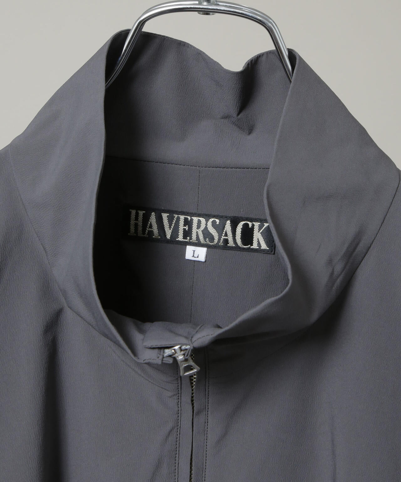 HAVERSACK / ナイロンストレッチ スタンドカラーブルゾン
