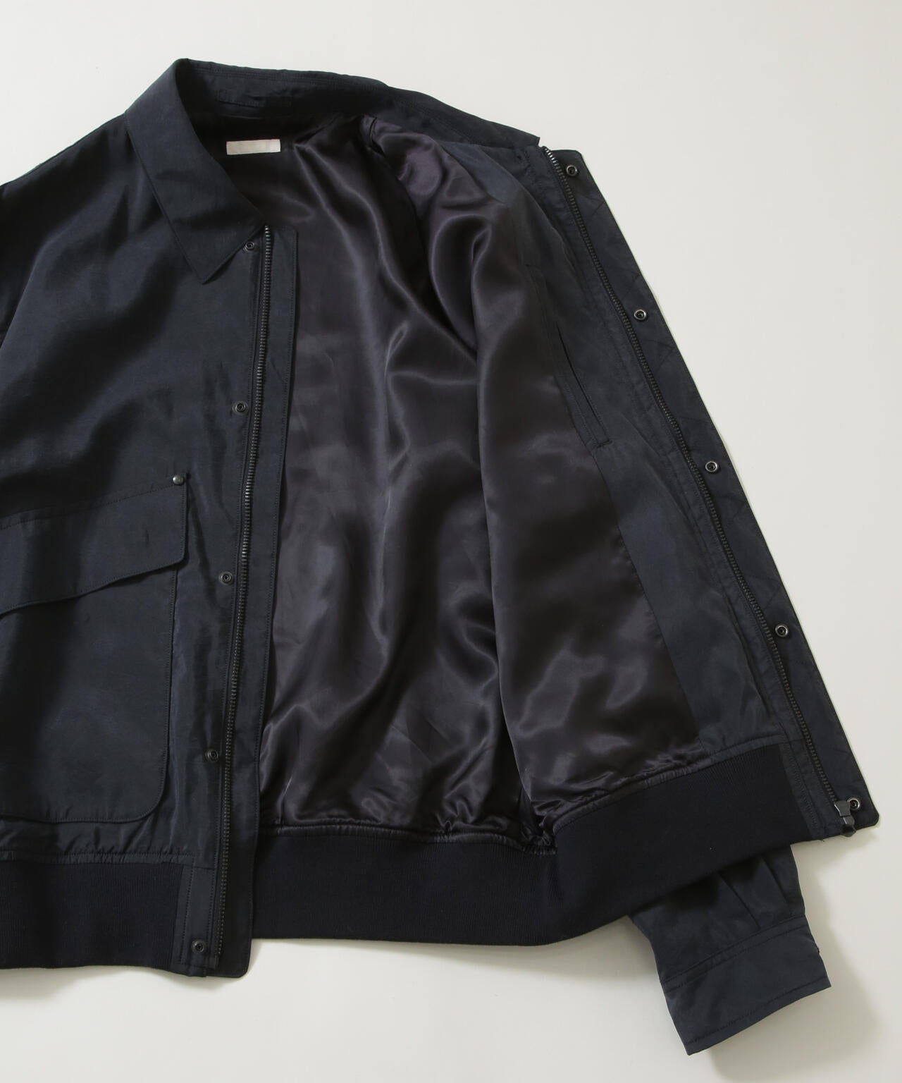 ULTERIOR / SILK NYLON TAFFETA FLIGHT JKT