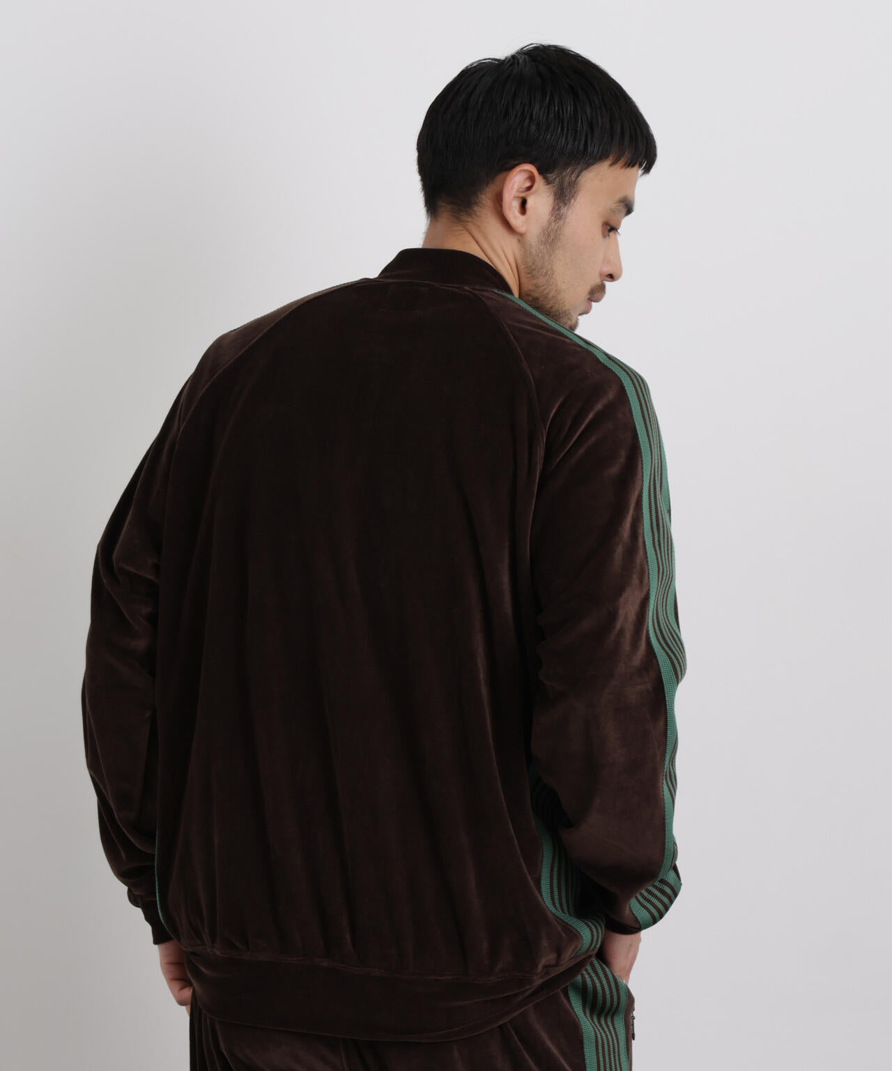 Needles/Rib Collar Track Jacket-Velour 6706112020