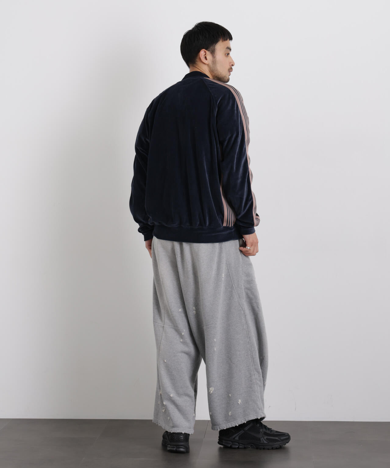 Needles/Rib Collar Track Jacket-Velour 6706112020