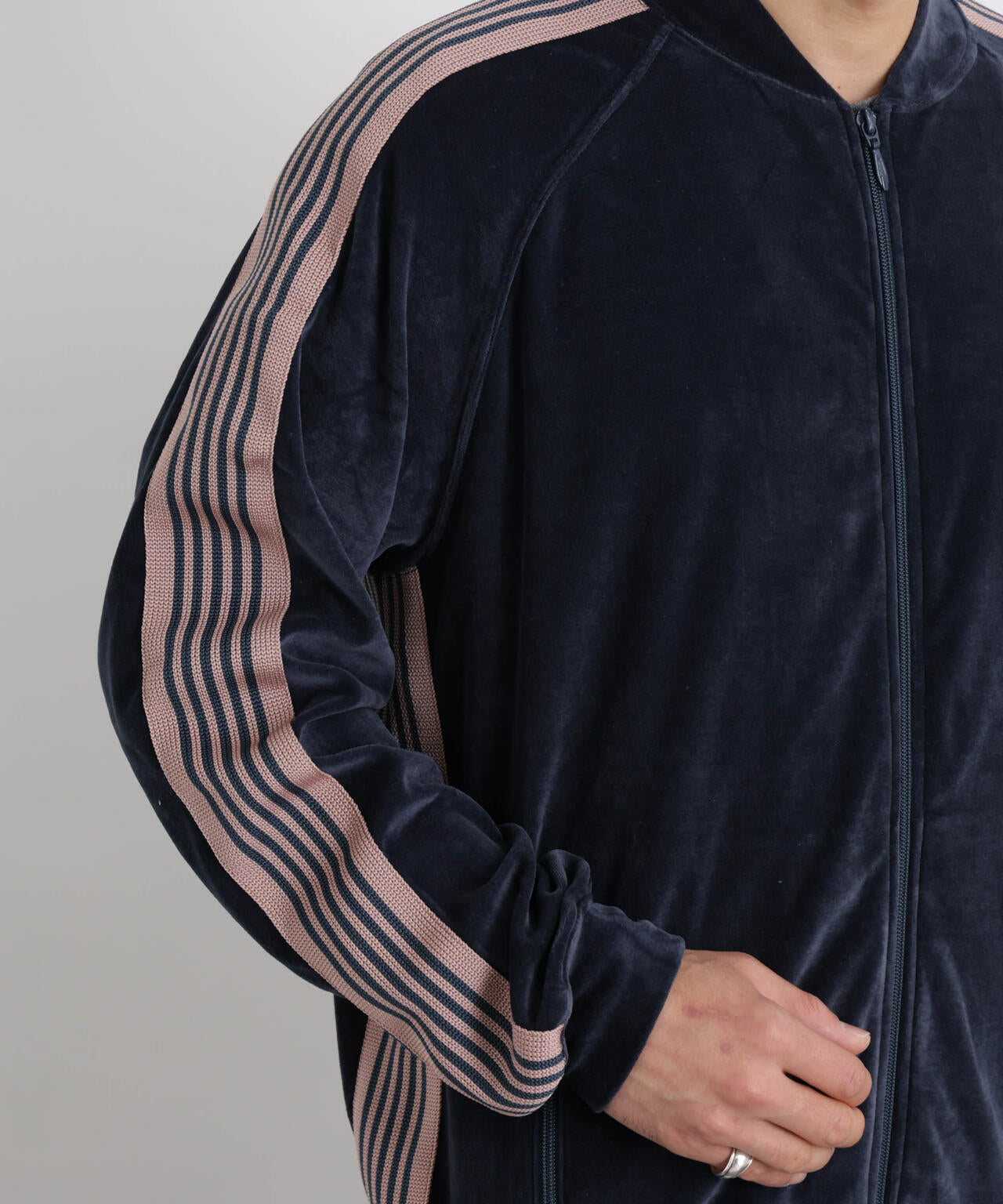 Needles / Rib Collar Track Jacket-Velour
