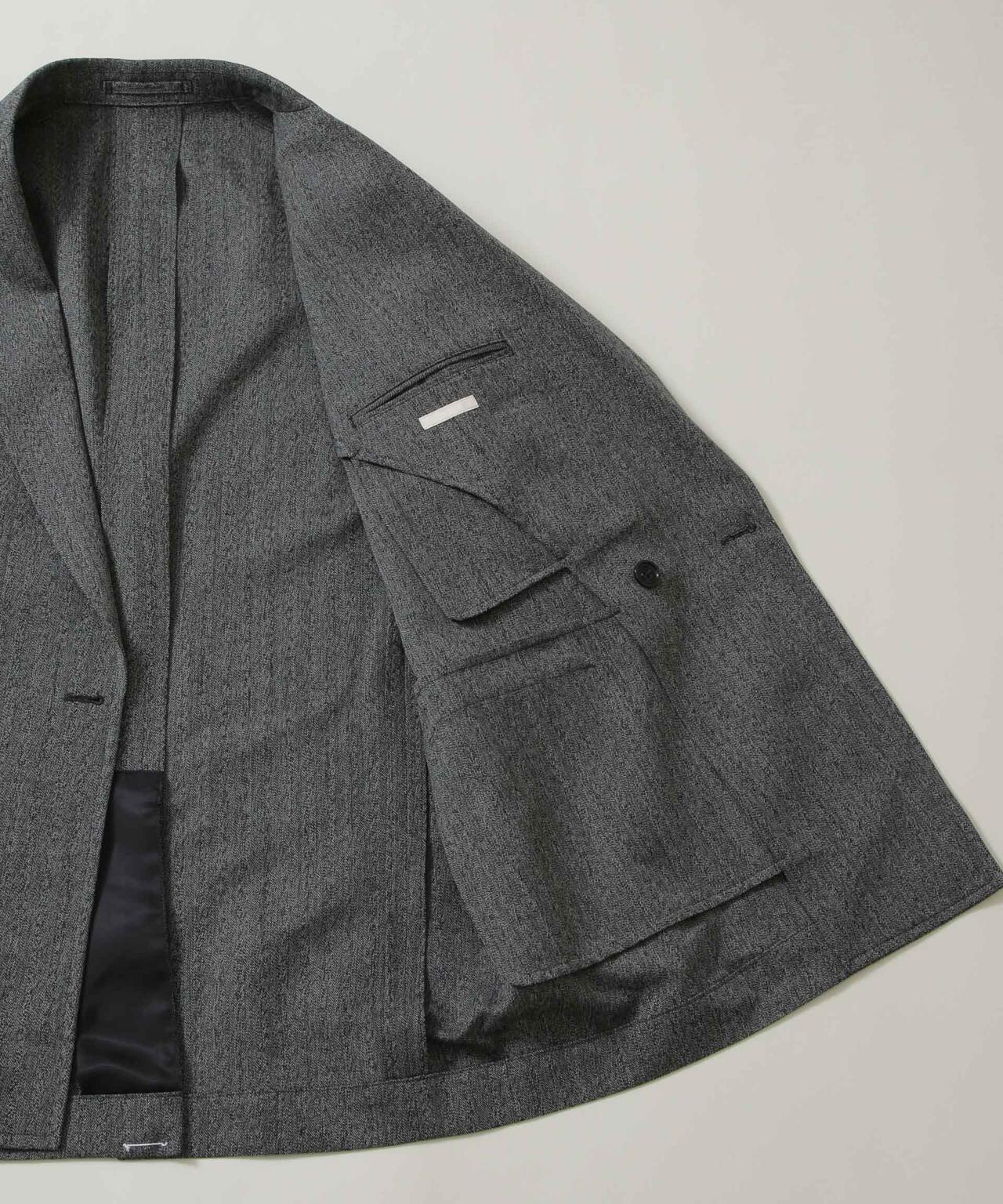 ULTERIOR/WOOL WASHI HERRINGBONE DB JKT 6706116002