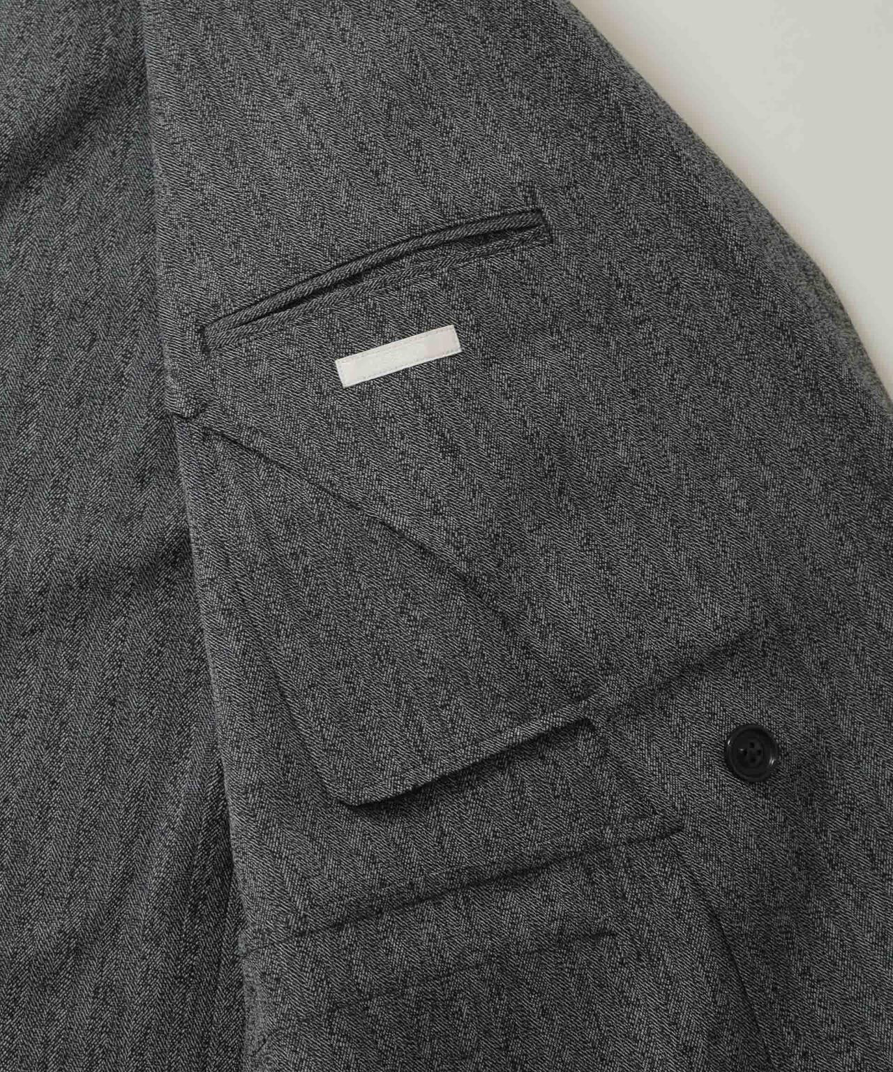 ULTERIOR/WOOL WASHI HERRINGBONE DB JKT 6706116002