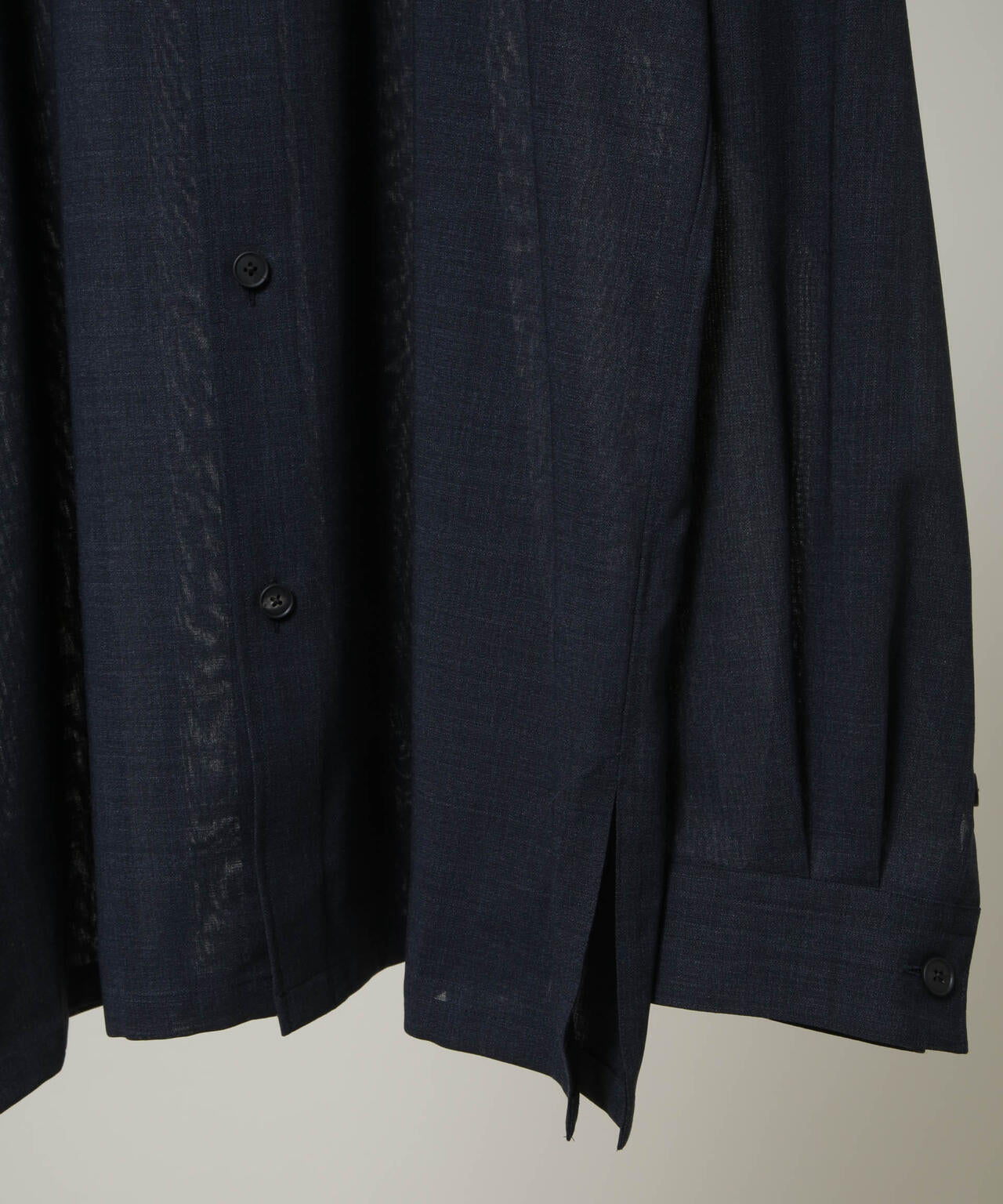 ATON/TWIST WOOL GAUZE LOOSE FIT SH(セットアップ可) 6706120015