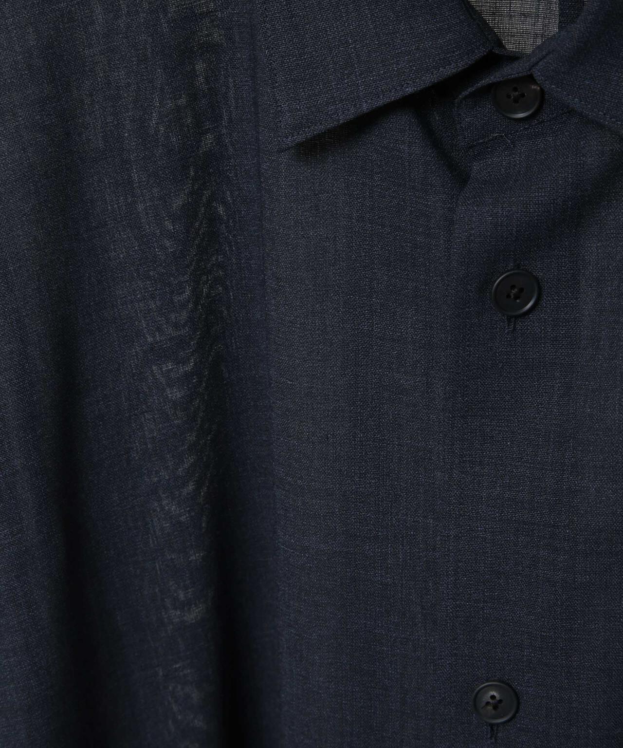 ATON/TWIST WOOL GAUZE LOOSE FIT SH(セットアップ可) 6706120015