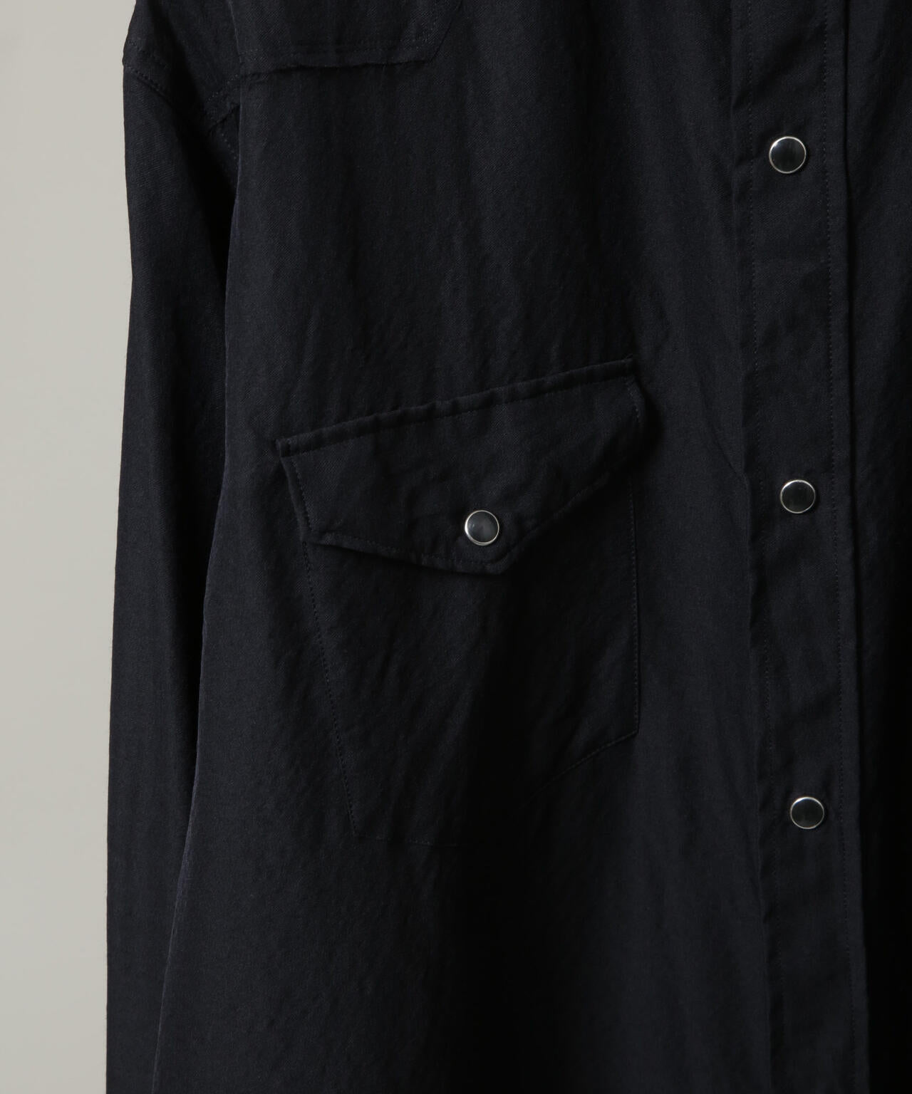 ULTERIOR/WASHED W/S TWILL WESTERN SHIRT 6706120018