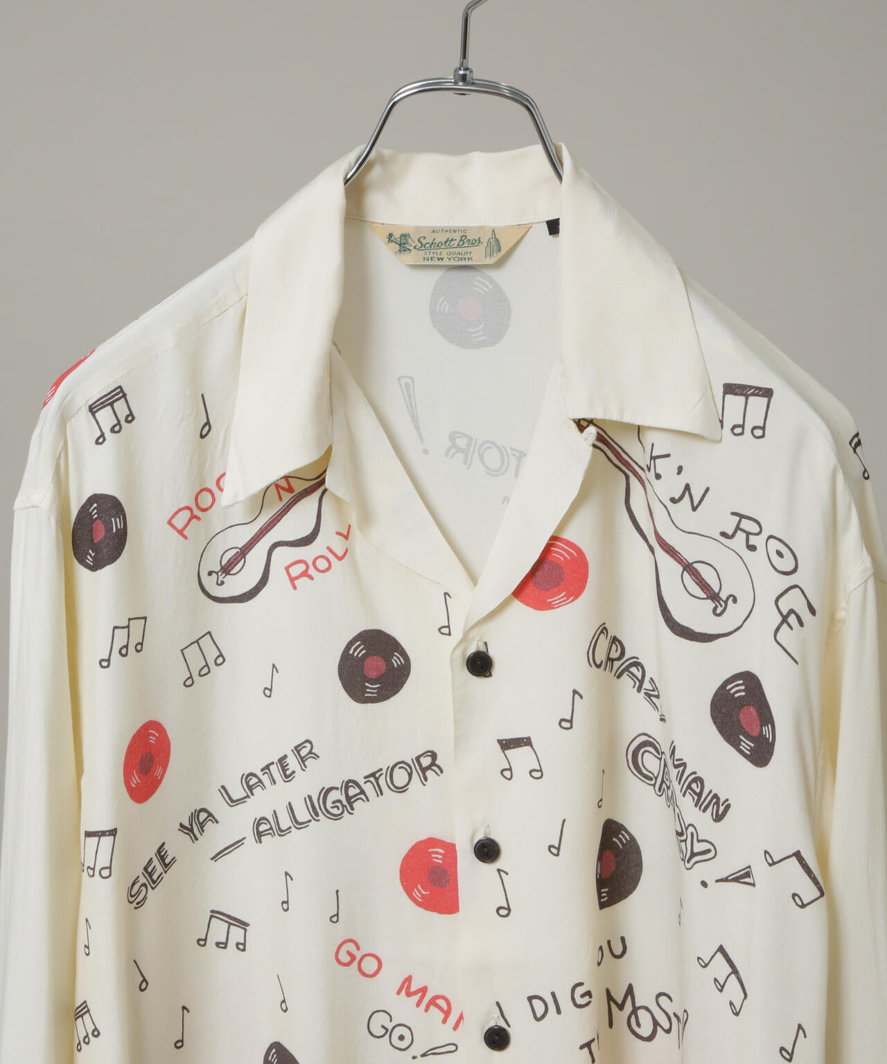Schott/ROCK'N ROLL RAYON SHIRT 6706120022