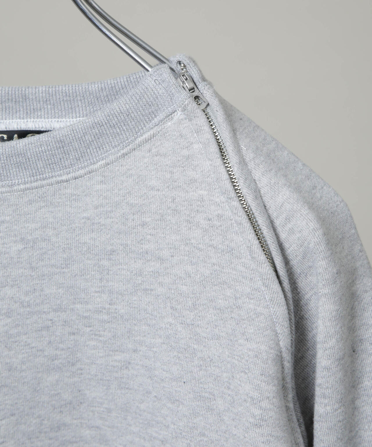 HAVERSACK/クルーネックシームZIP スエットシャツ 6706123008