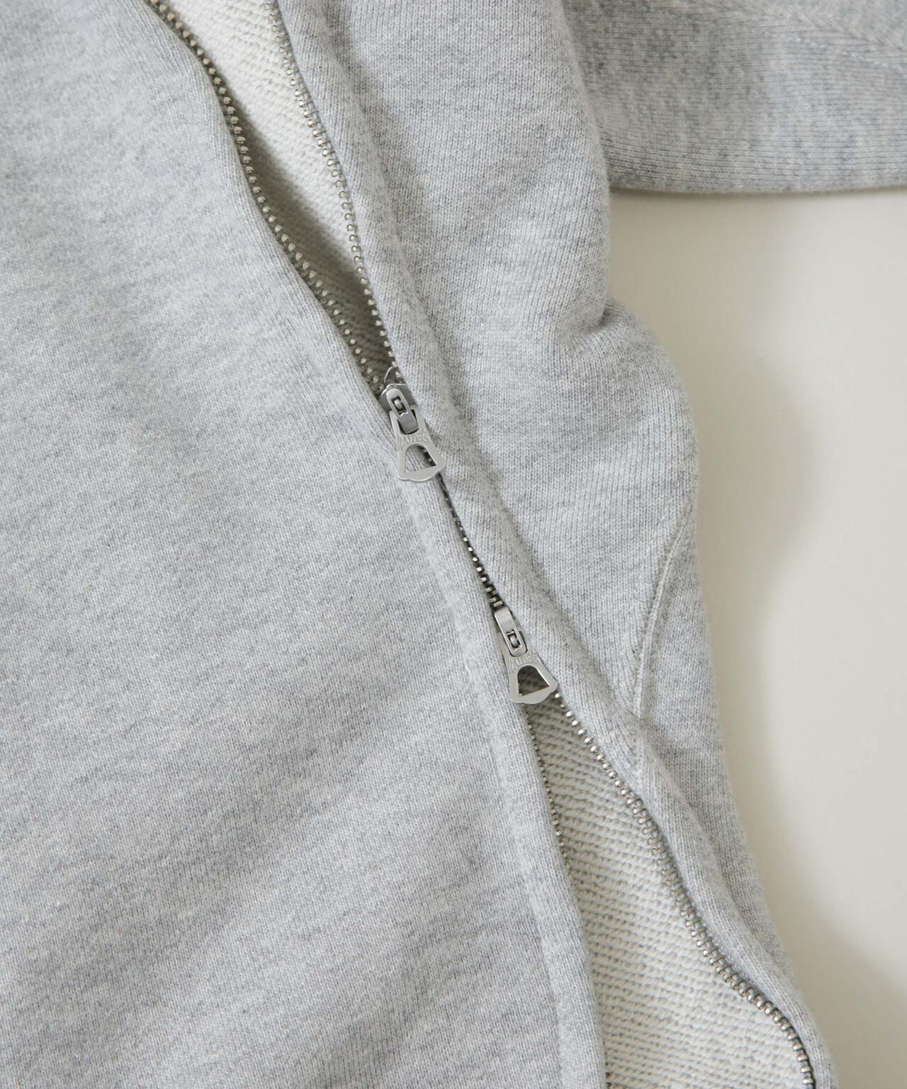 HAVERSACK / クルーネックシームZIP スエットシャツ