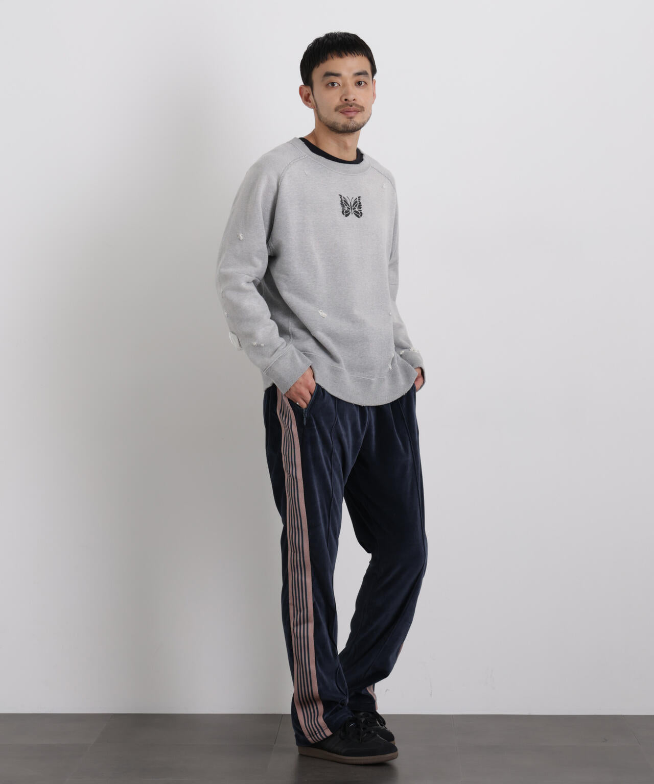 Needles / Deconstructed Sweat Shirt