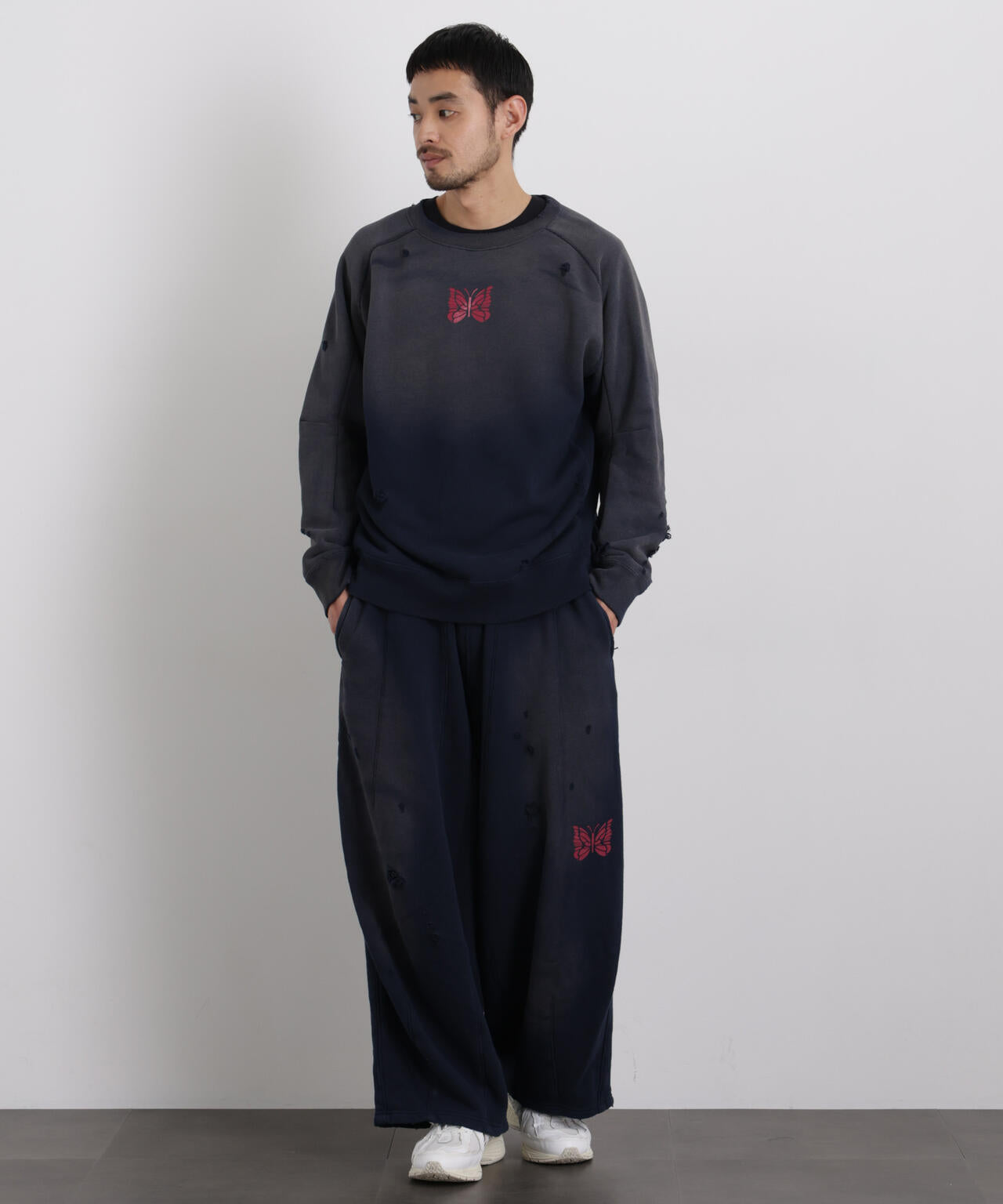 Needles / Deconstructed Sweat Shirt