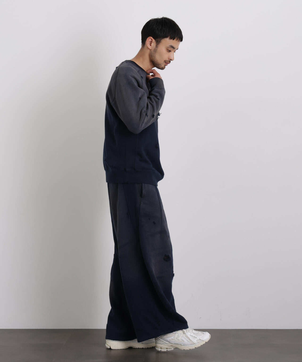 Needles / Deconstructed Sweat Shirt