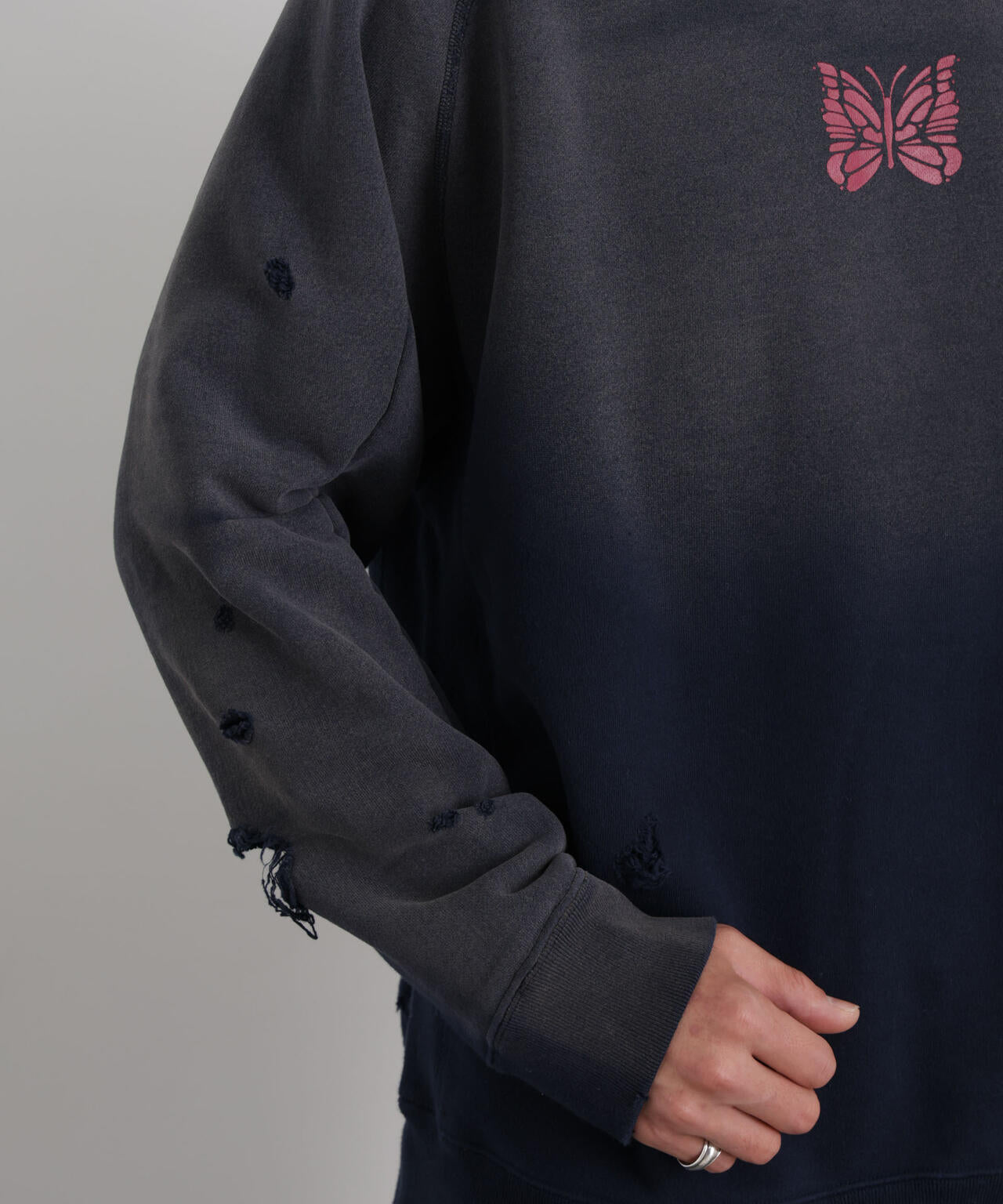 Needles / Deconstructed Sweat Shirt