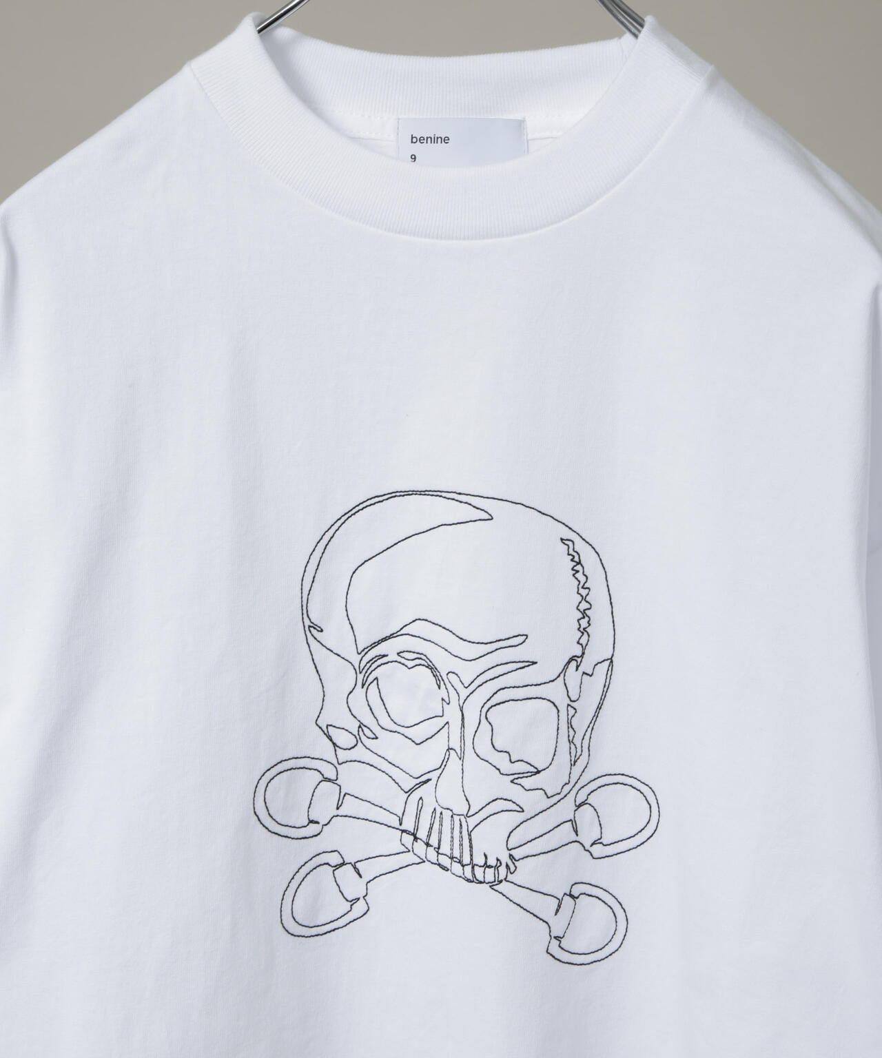 benine 9/Skull Stitch EmbroideryT Shirt 6706124001