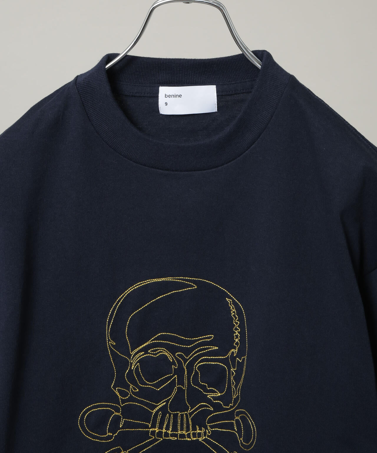 benine 9/Skull Stitch EmbroideryT Shirt 6706124001