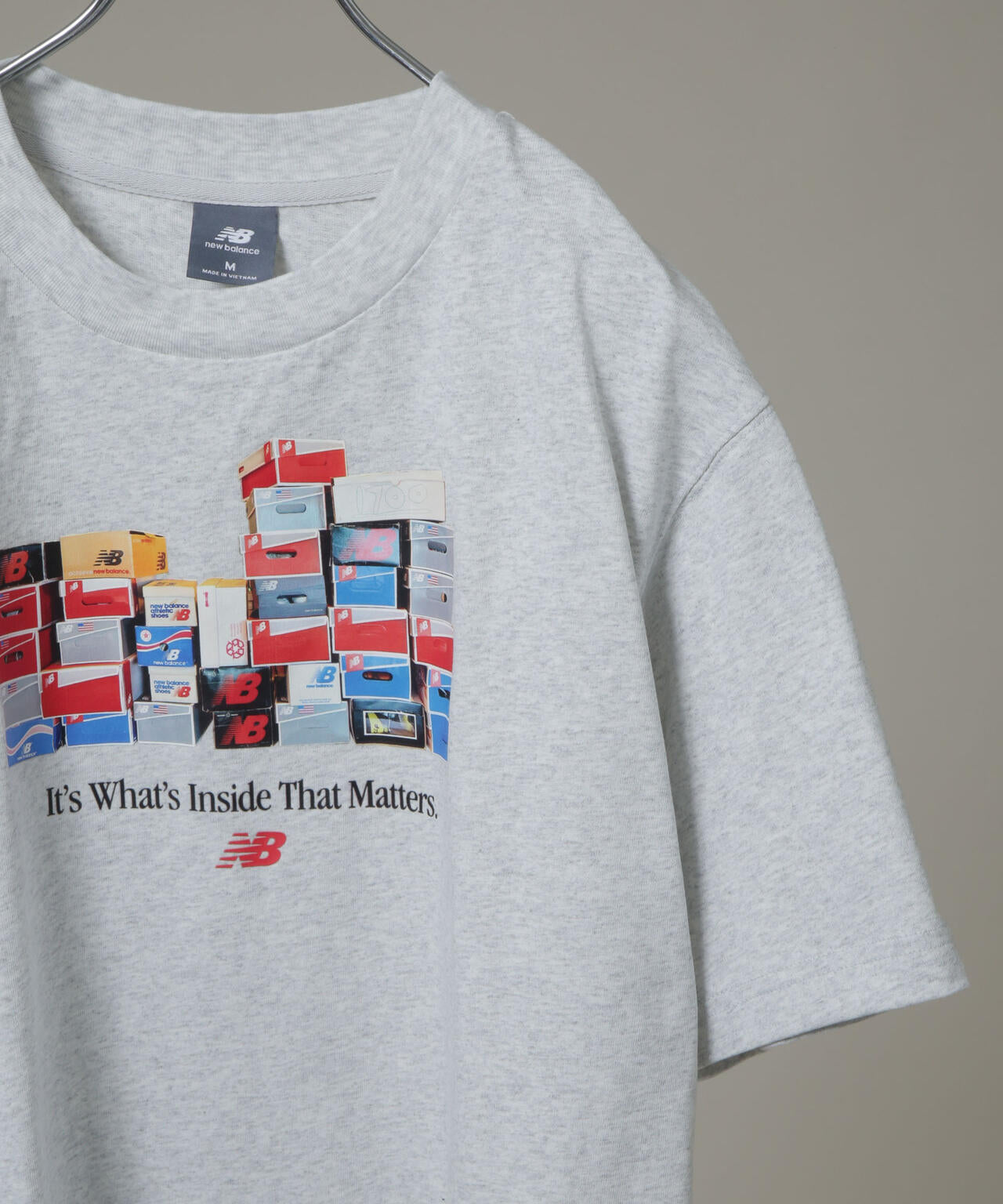 new balance/ボックスTシャツ 6706124011