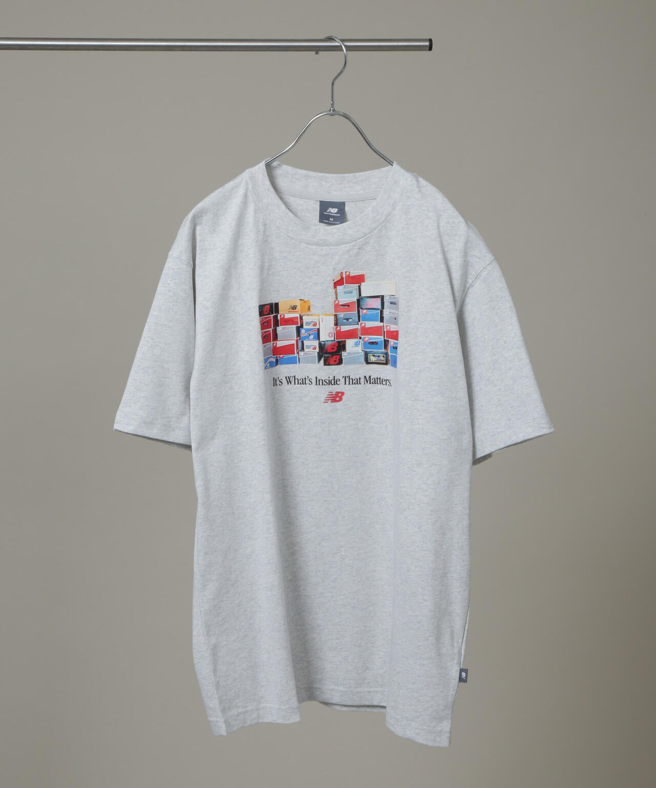new balance/ボックスTシャツ 6706124011