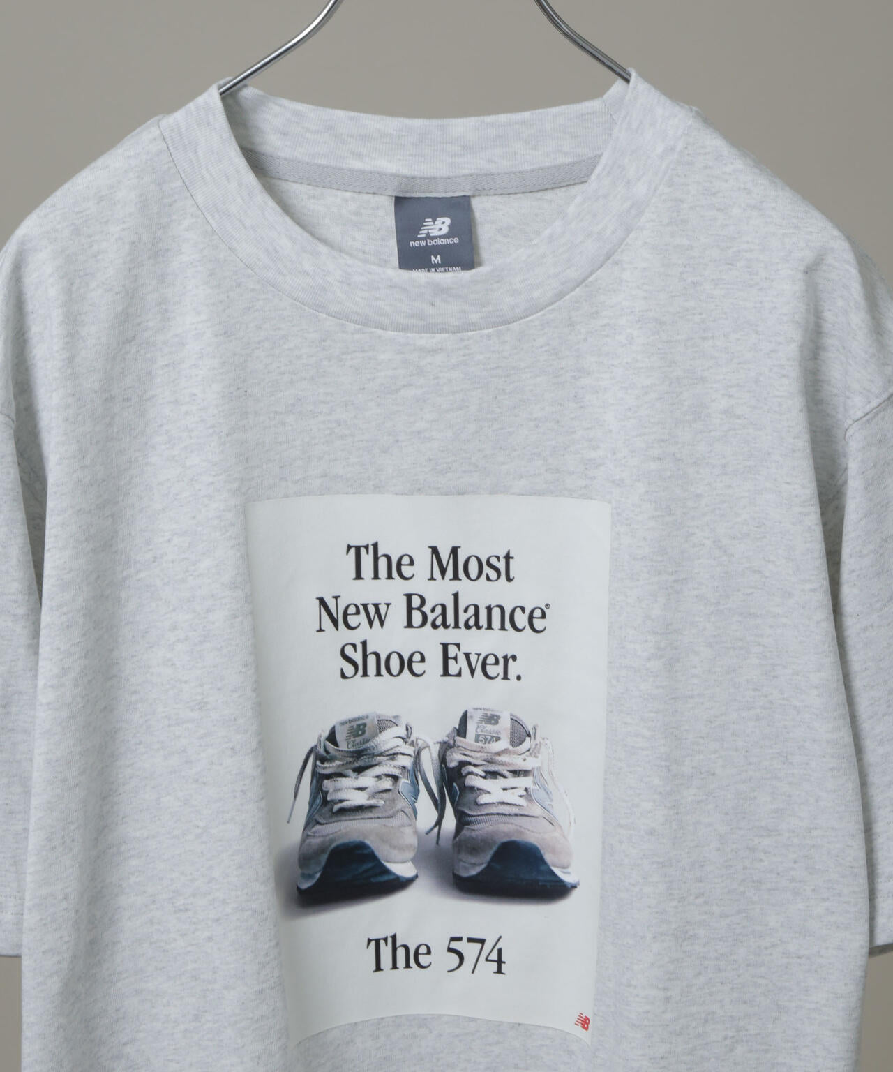 new balance / 574広告Tシャツ
