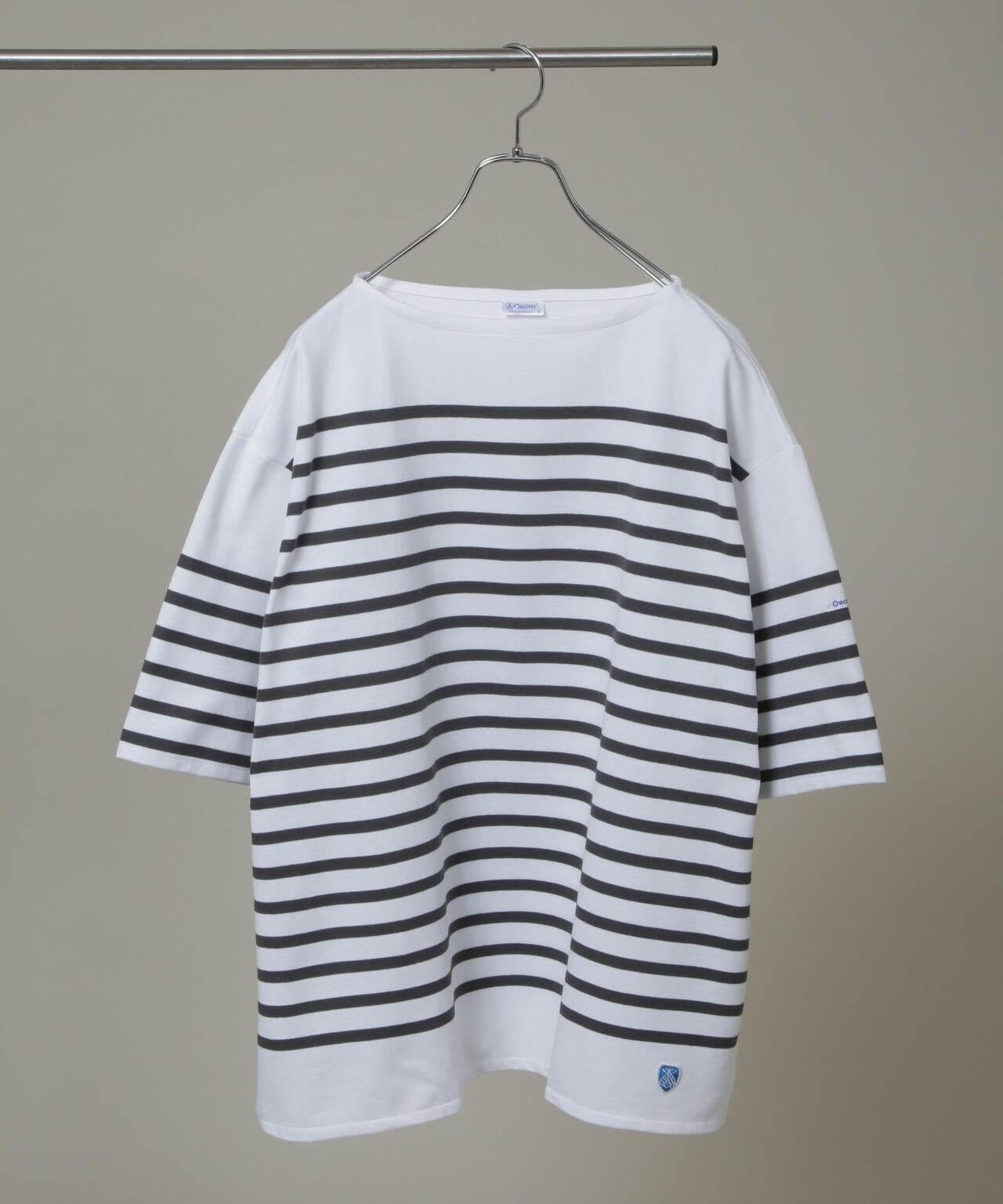 ORCIVAL / WIDE BOAT NECK S/S P.O.