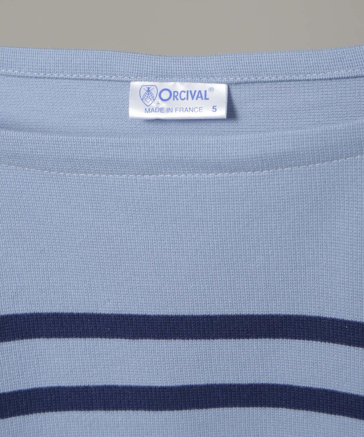 ORCIVAL / WIDE BOAT NECK S/S P.O.