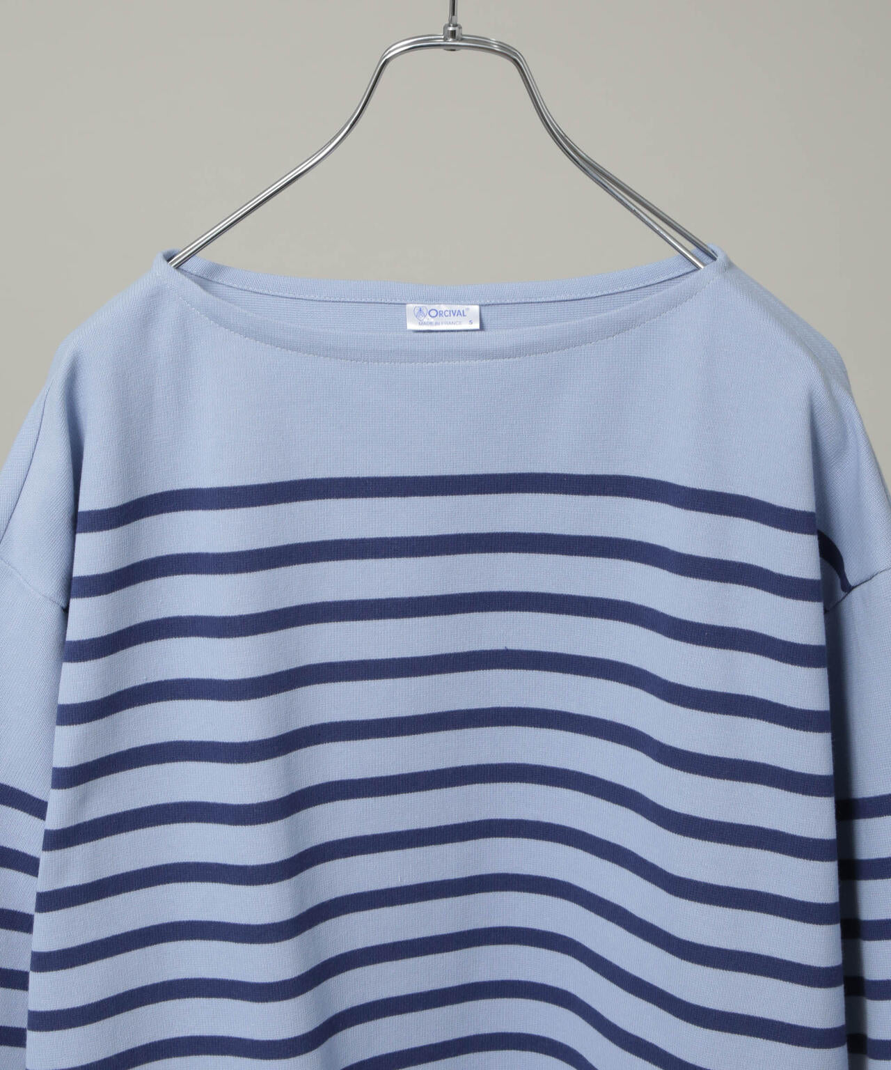 ORCIVAL / WIDE BOAT NECK S/S P.O.
