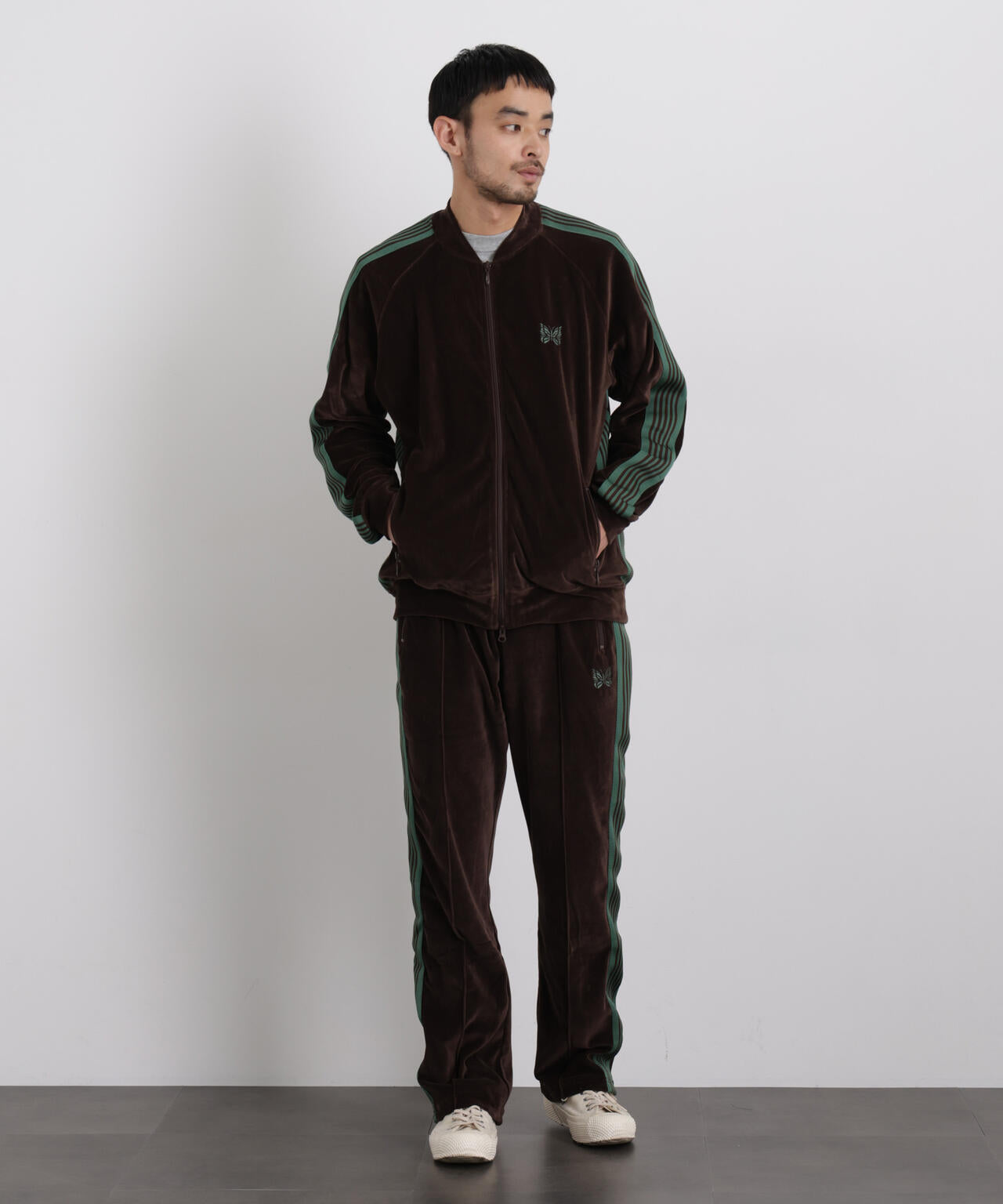 Needles/Narrow Track Pant - Velour 6706127030