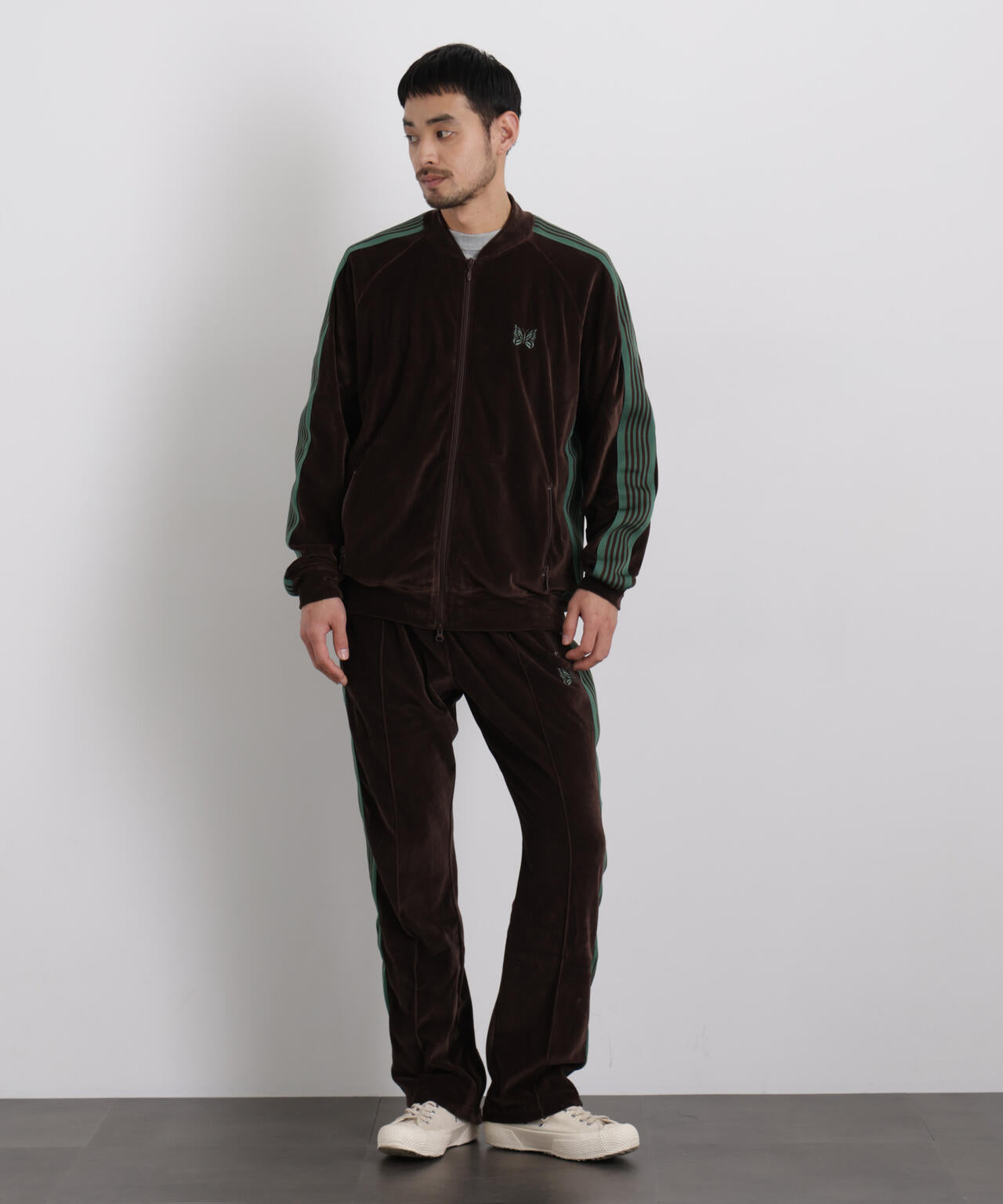 Needles/Narrow Track Pant - Velour 6706127030