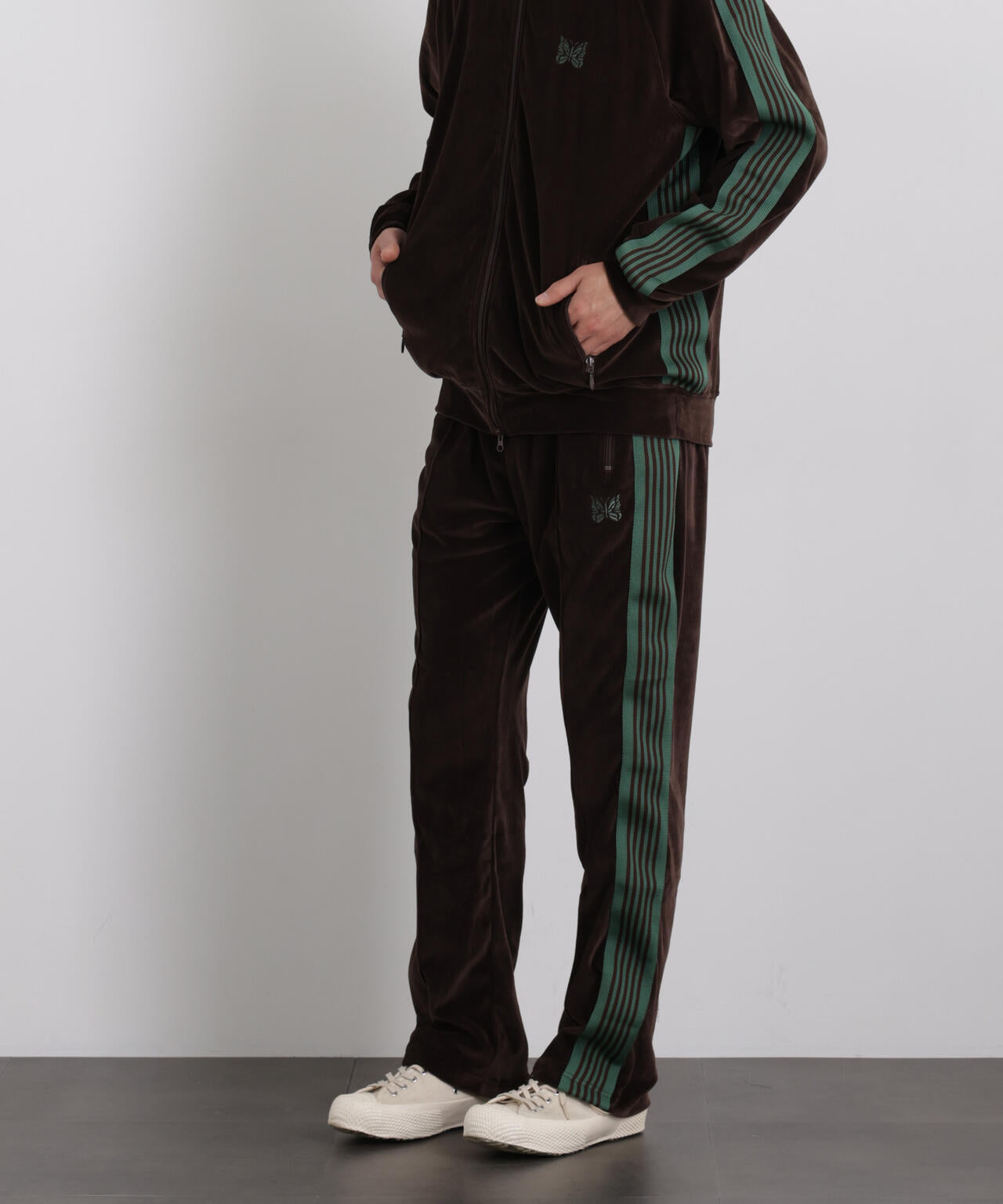 Needles/Narrow Track Pant - Velour 6706127030