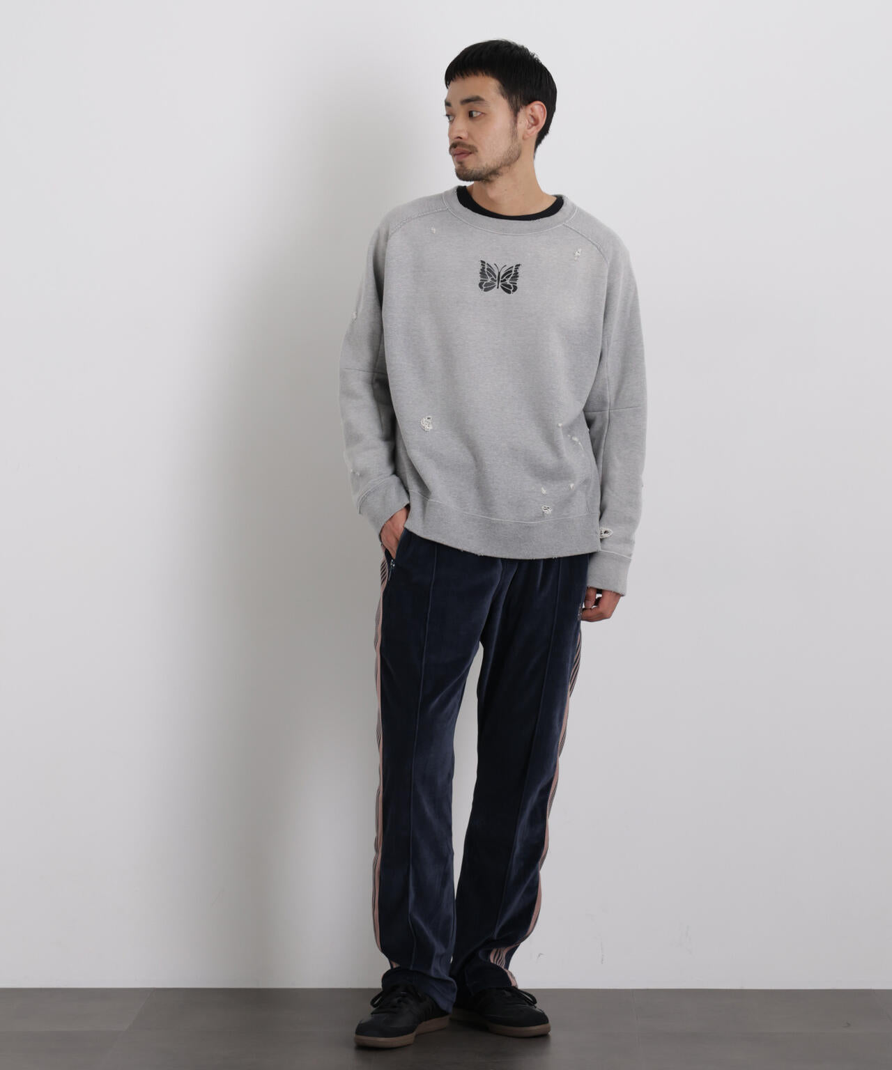 Needles/Narrow Track Pant - Velour 6706127030