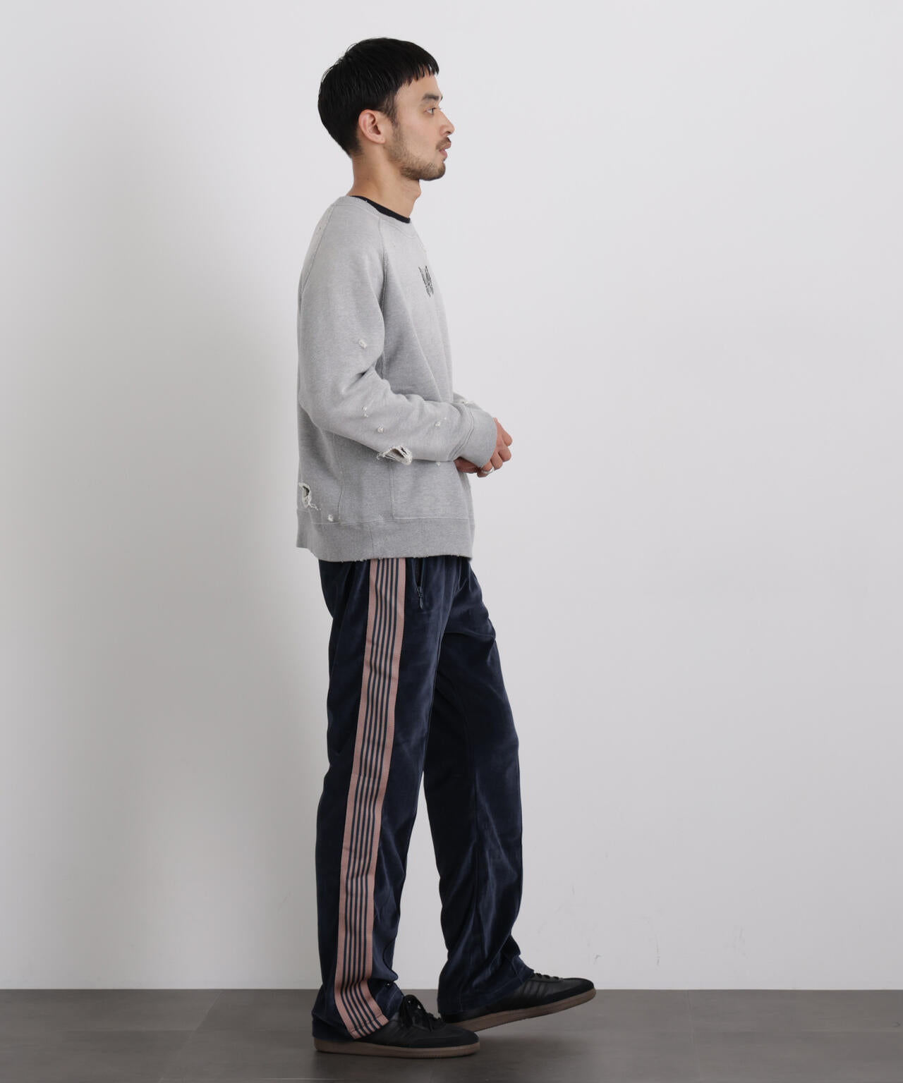 Needles/Narrow Track Pant - Velour 6706127030