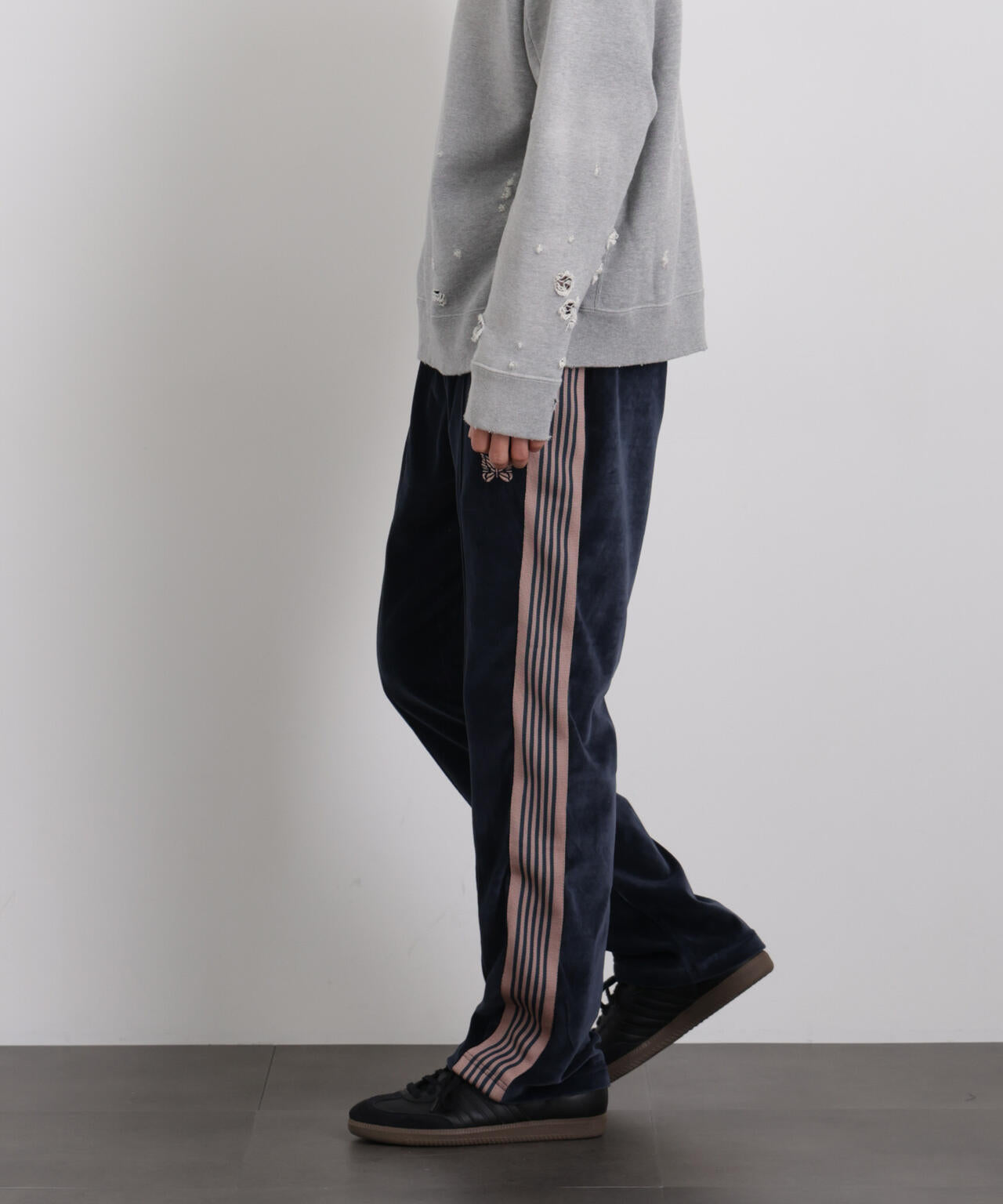 Needles/Narrow Track Pant - Velour 6706127030