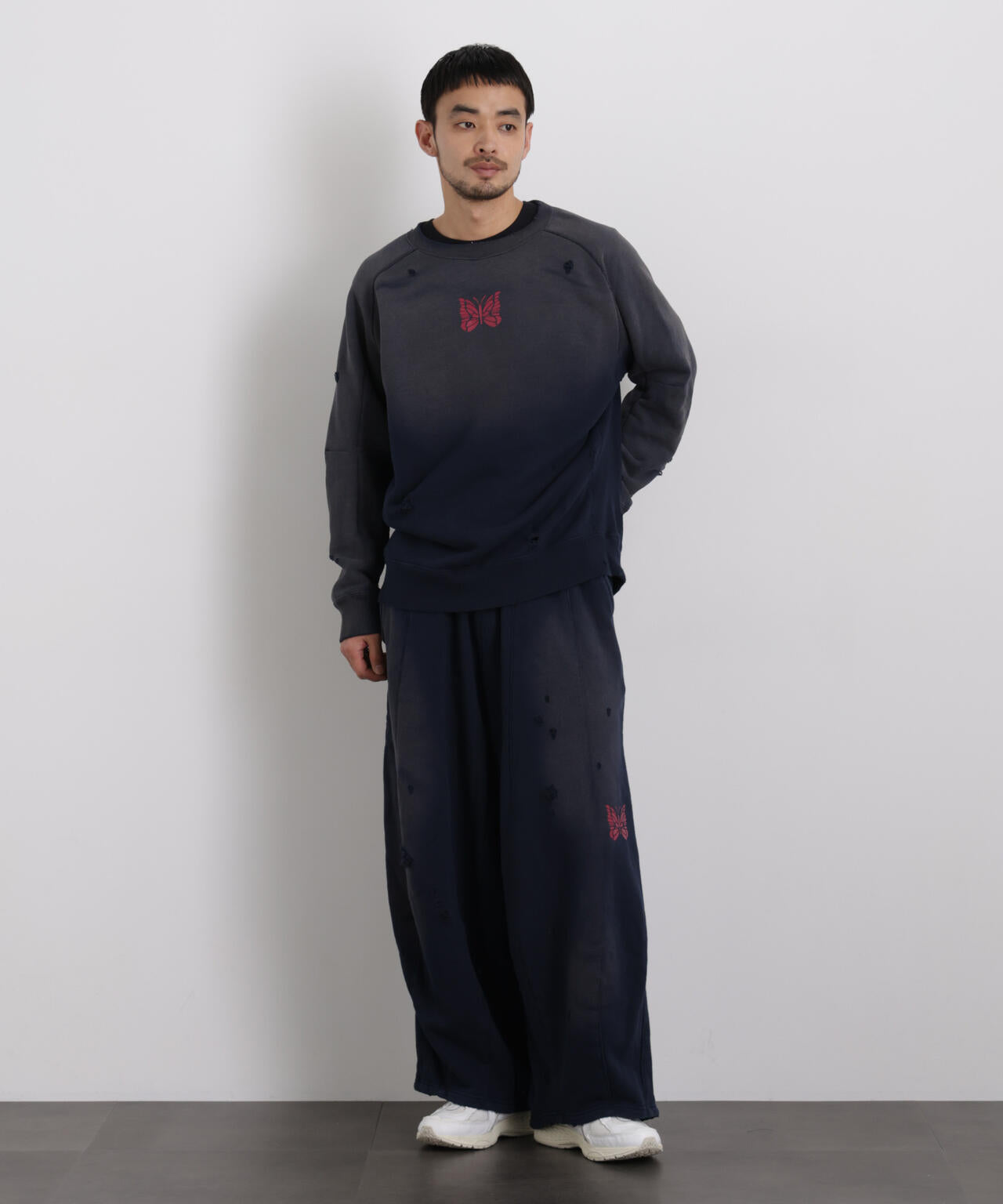 NEEDLES スウェットパンツ Needles / Decostructed H.D. Sweat Pant