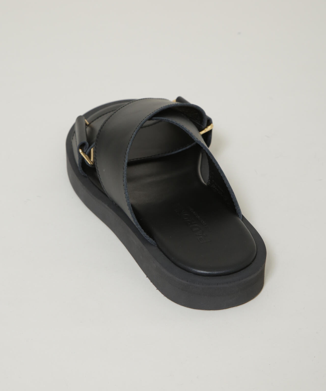 PADRONE THE STANDARD LINE / 別注CROSS STRAP SANDAL/クロスストラップ
