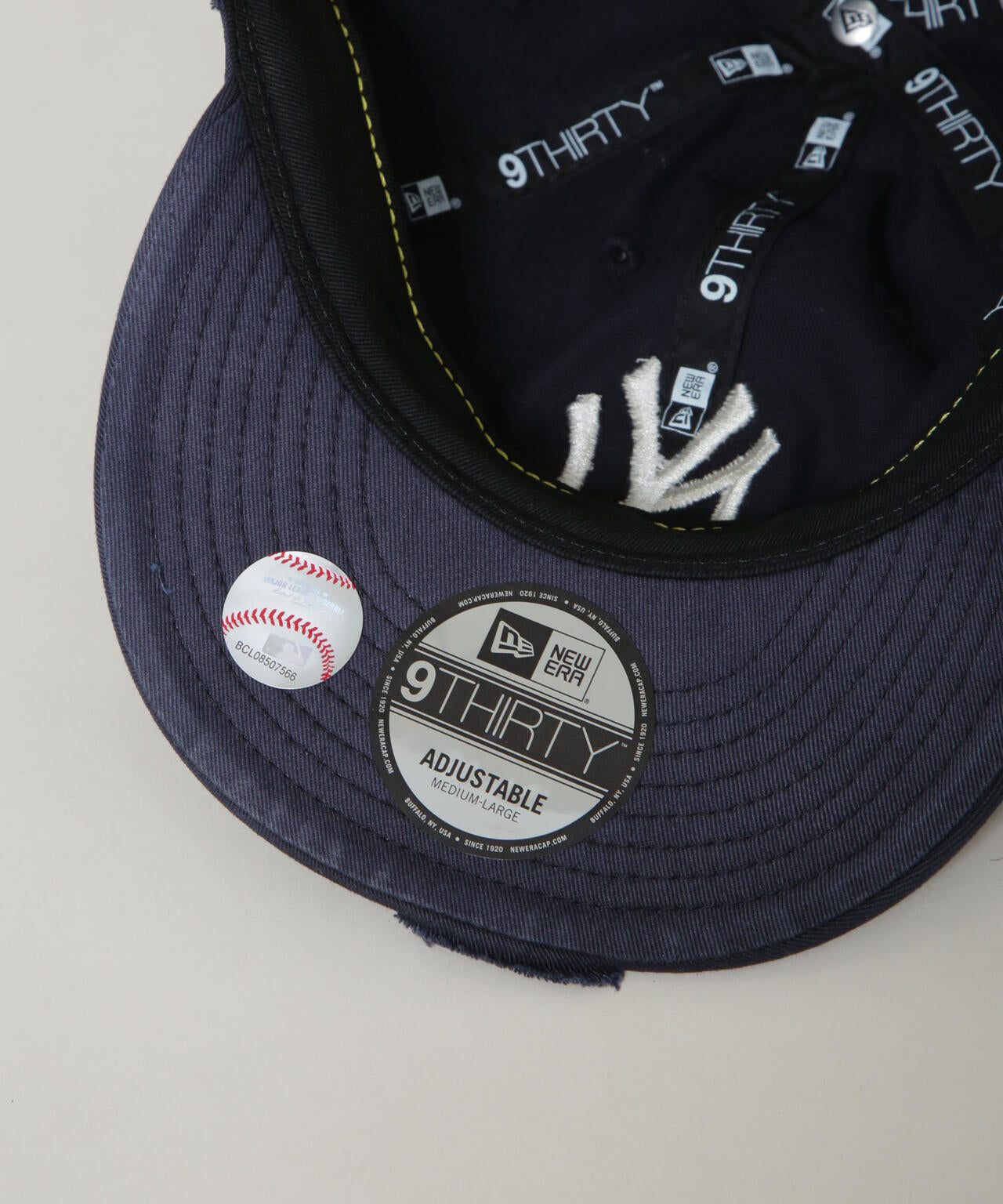 NEW ERA 930 GORO DAMAGE ネイビー　ML NEW ERA 930 GORO DAMAGE NEYYAN NNVY NAVY（ニューエラ 9サーティー