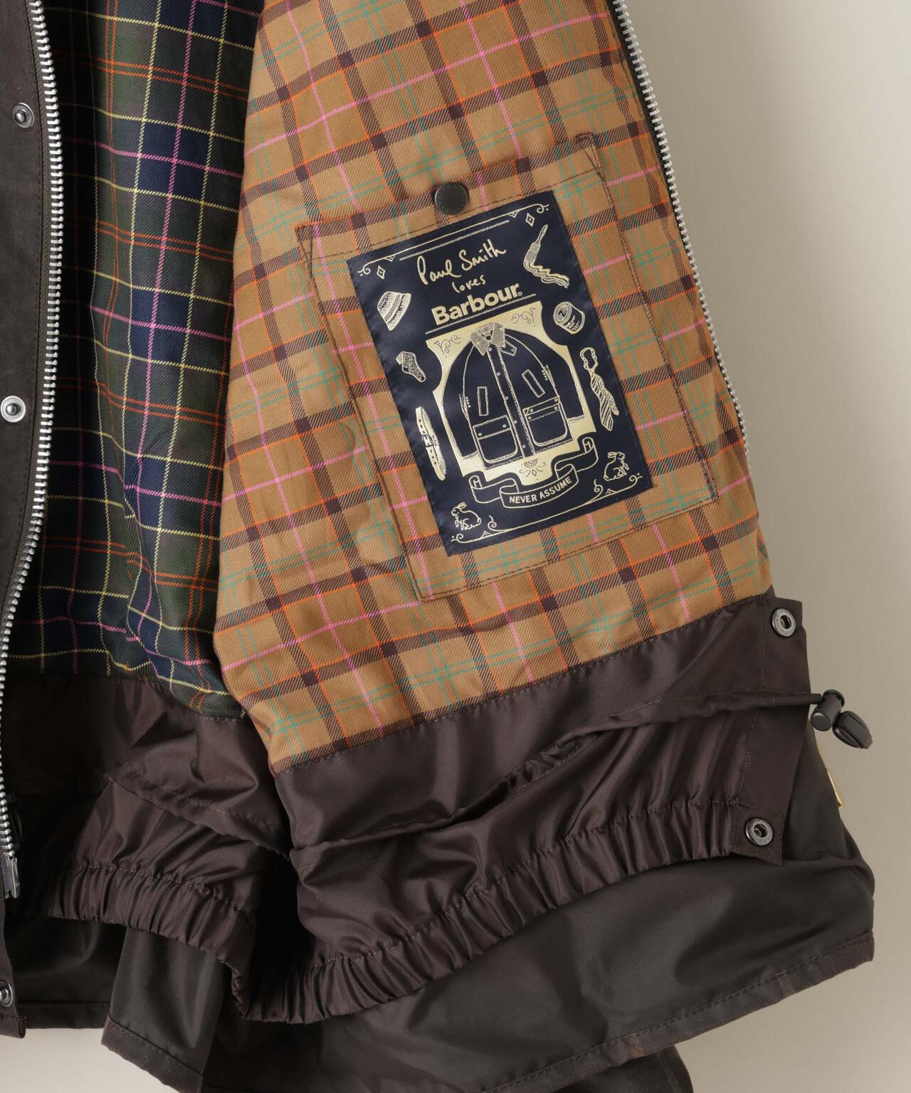 BARBOUR X PAUL SMITH/TRANSPORT WINDOWPANE WAX JK