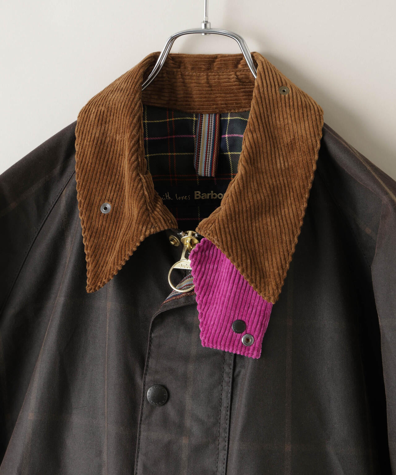 BARBOUR X PAUL SMITH/TRANSPORT WINDOWPANE WAX JK