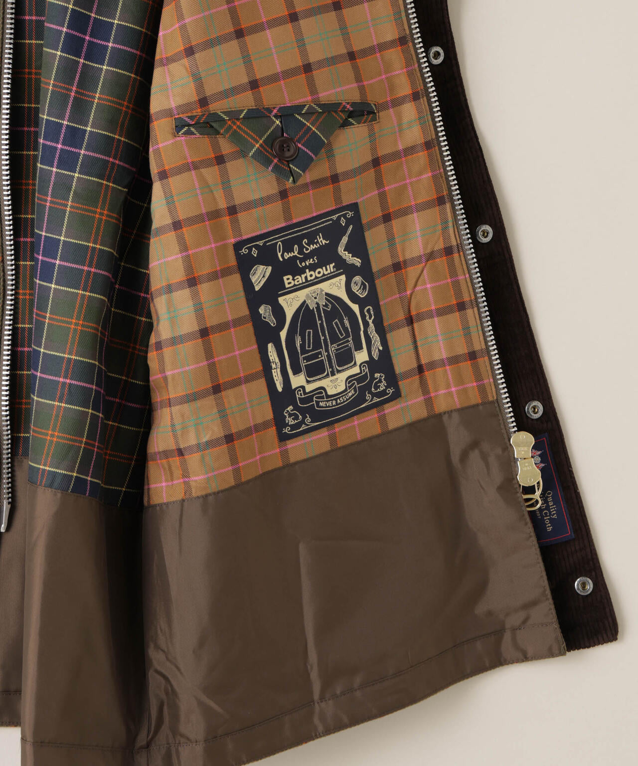 BARBOUR X PAUL SMITH/BEAUFORT WOOL JACKET