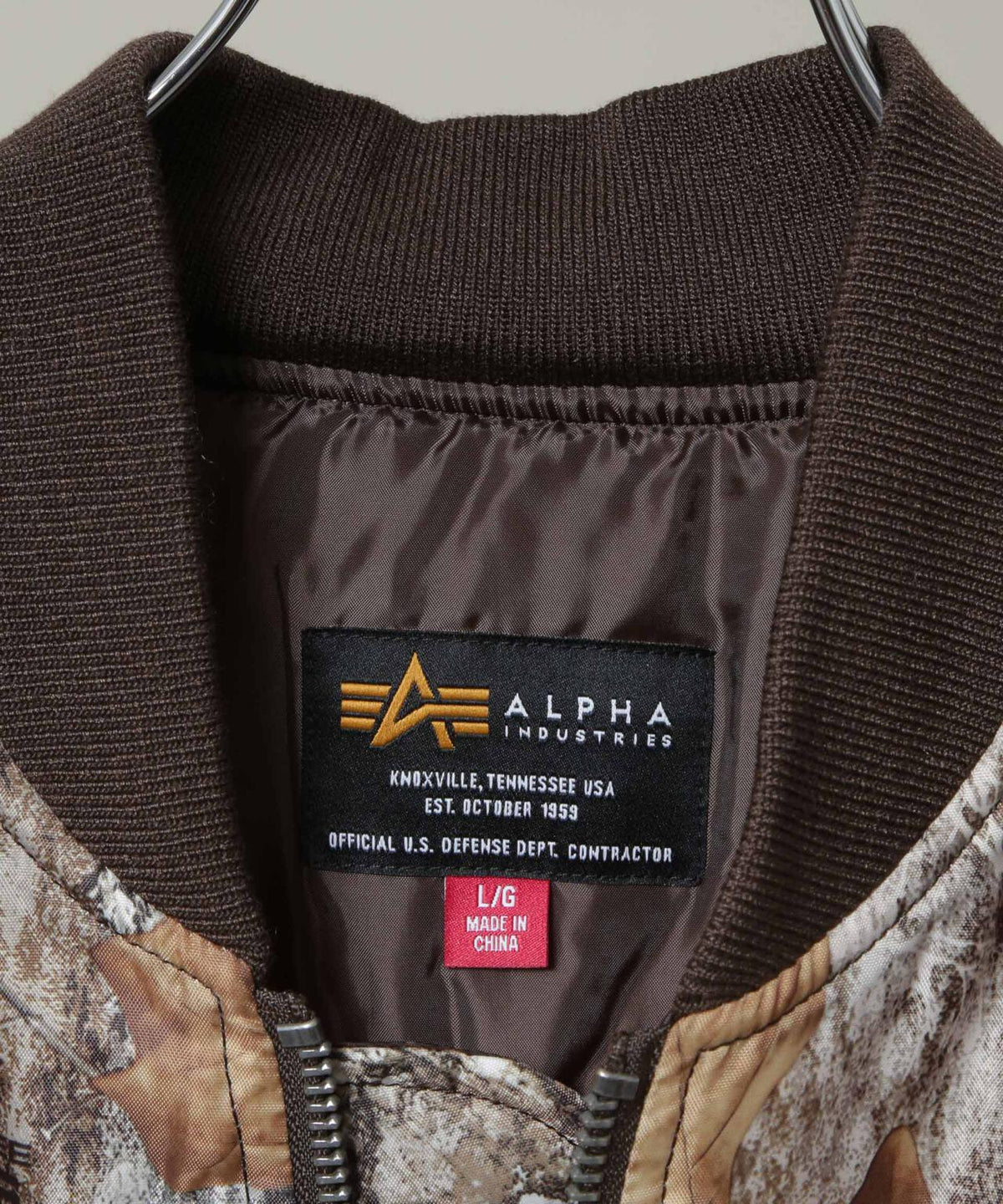 ALPHA INDUSTRIES/MA-1 RELAXED FIT FLIGHT JACKET 6706212027