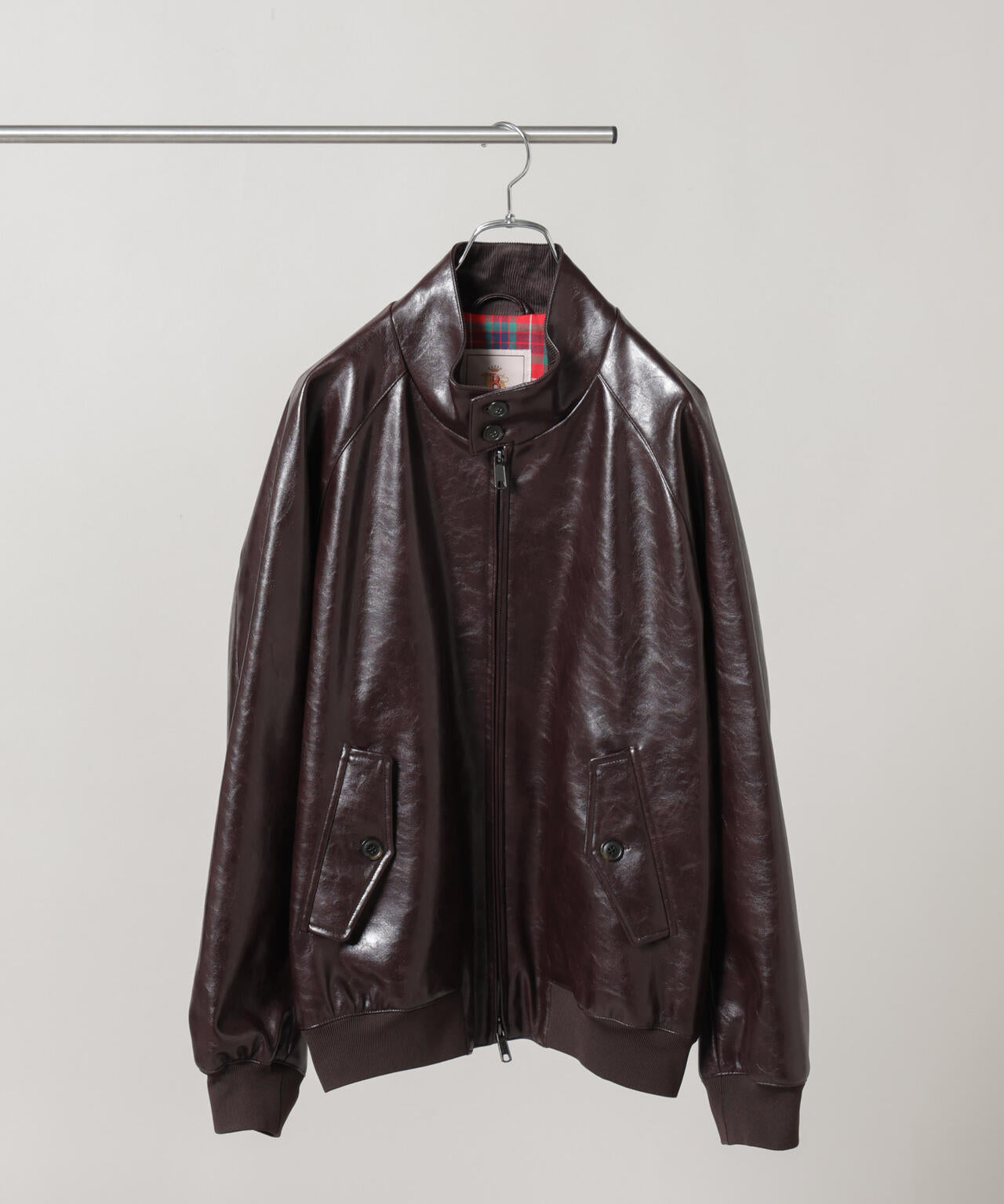 BARACUTA/別注 G9 フェイクレザー ショート ブルゾン