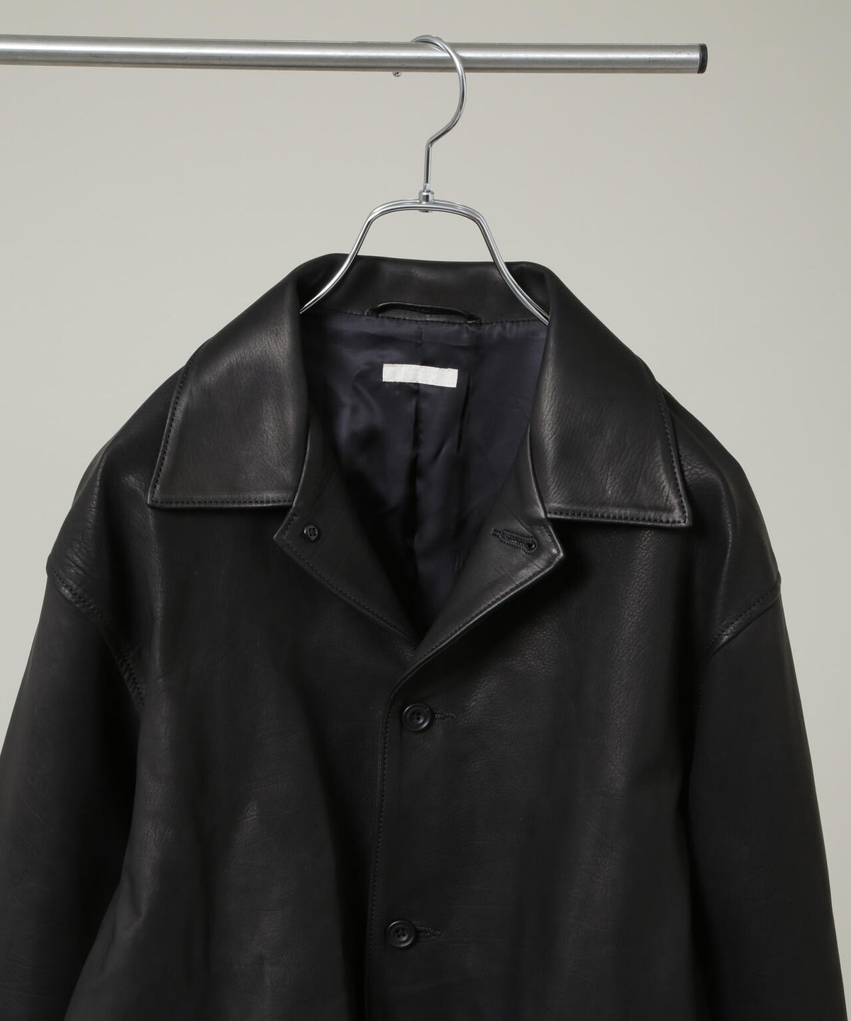 ULTERIOR/CALF LEATHER COVERALL JKT 6706213020