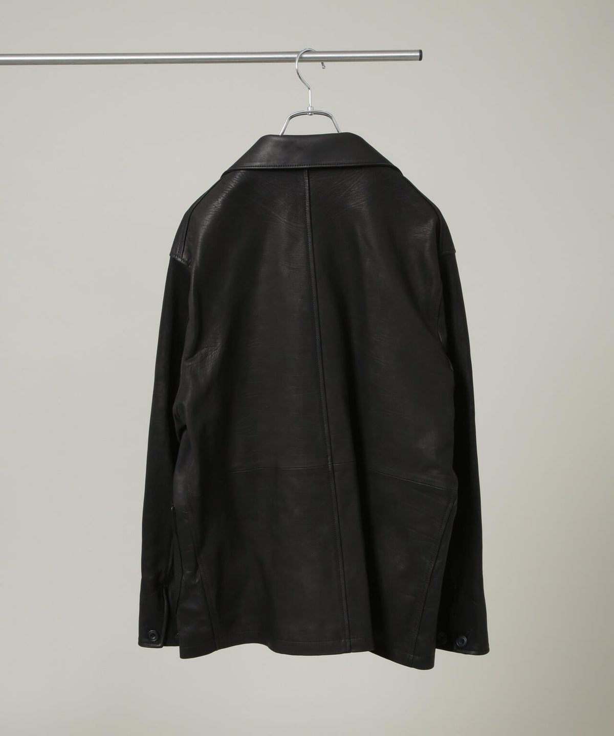 ULTERIOR/CALF LEATHER COVERALL JKT 6706213020