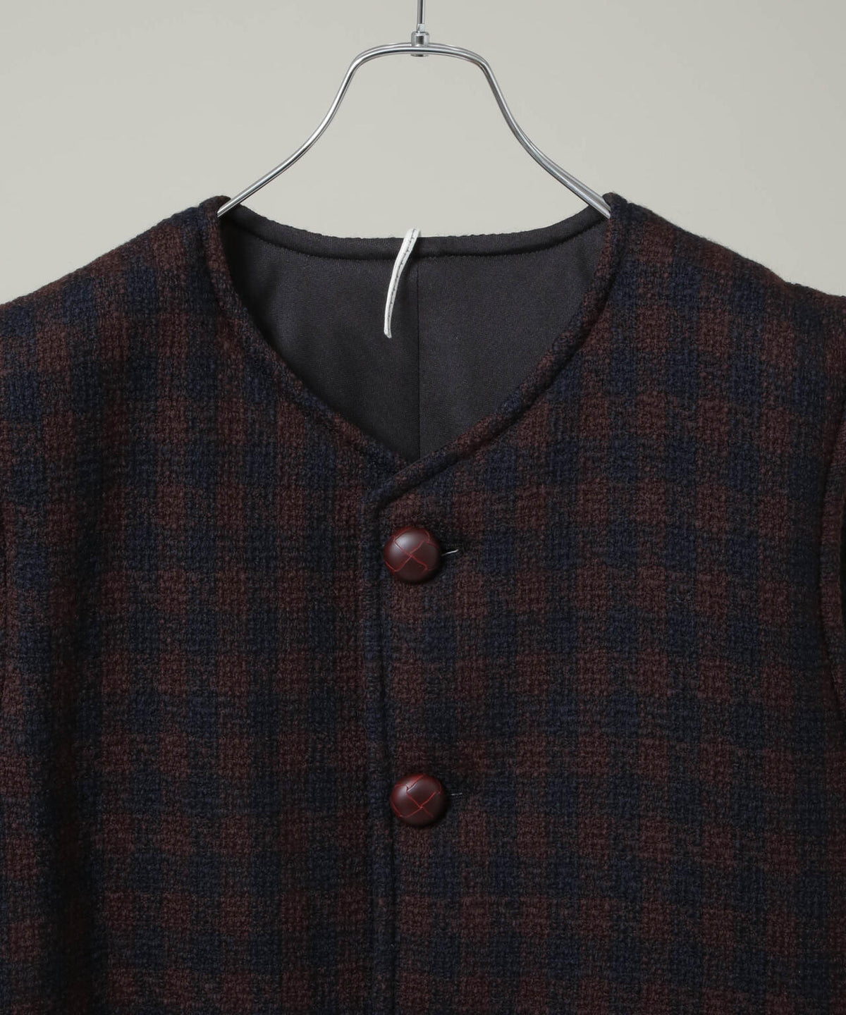 m's braque/４ BUTTON PADDED OUTER-VEST 6706225004