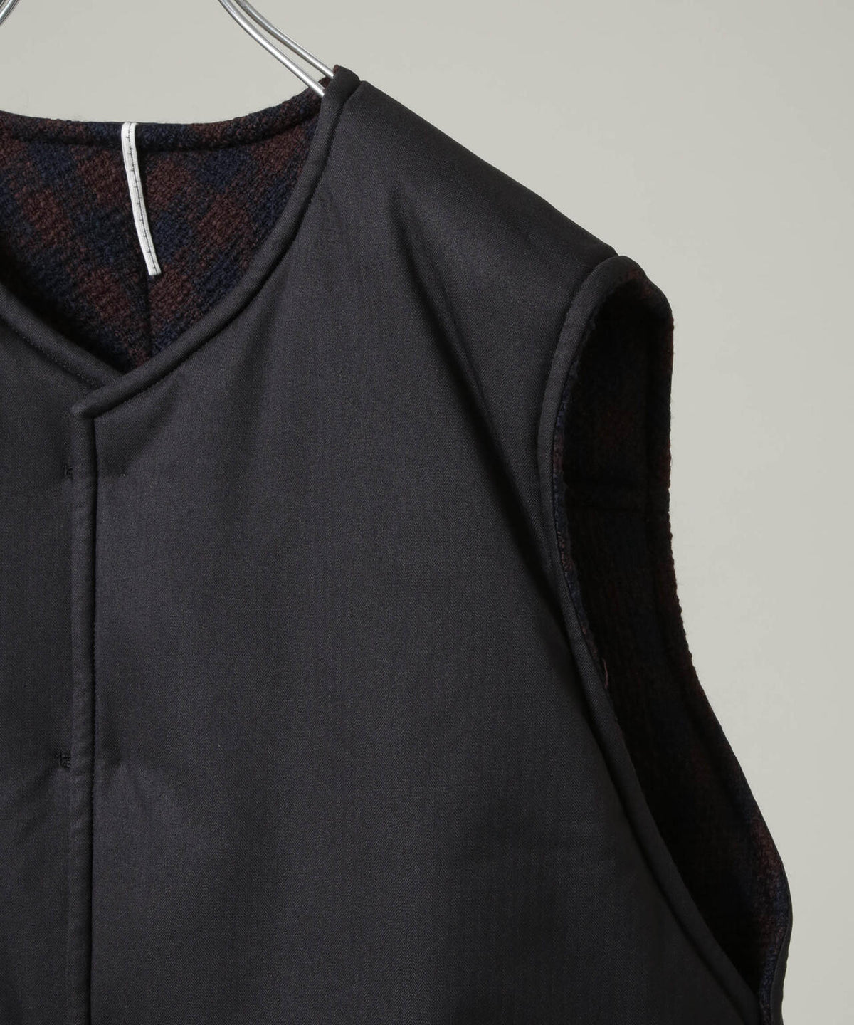 m's braque/４ BUTTON PADDED OUTER-VEST 6706225004
